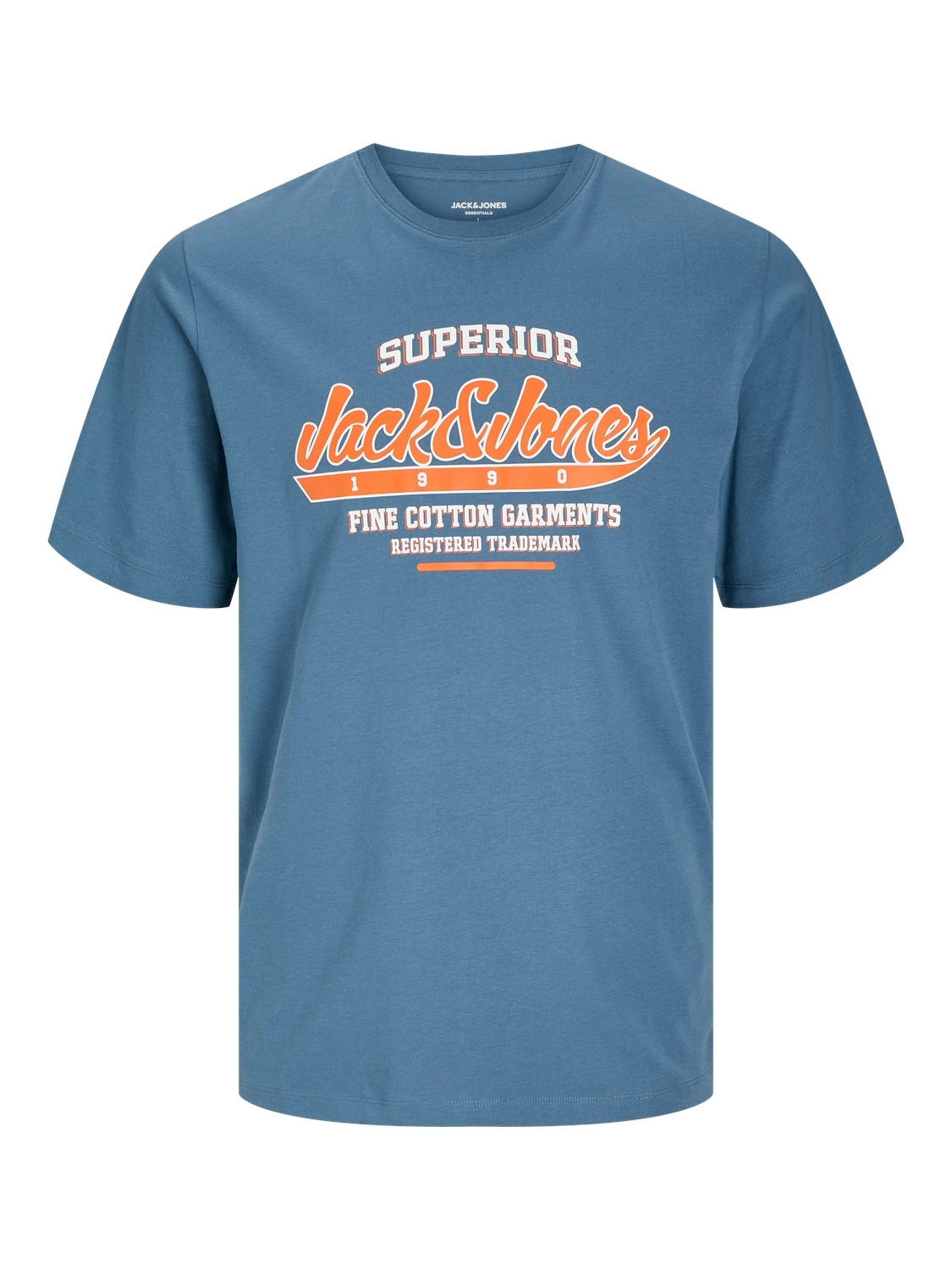 Jack & Jones Rundhalsshirt »JJELOGO TEE SS O-NECK 2 COL SS25 SN«, mit Logo Print