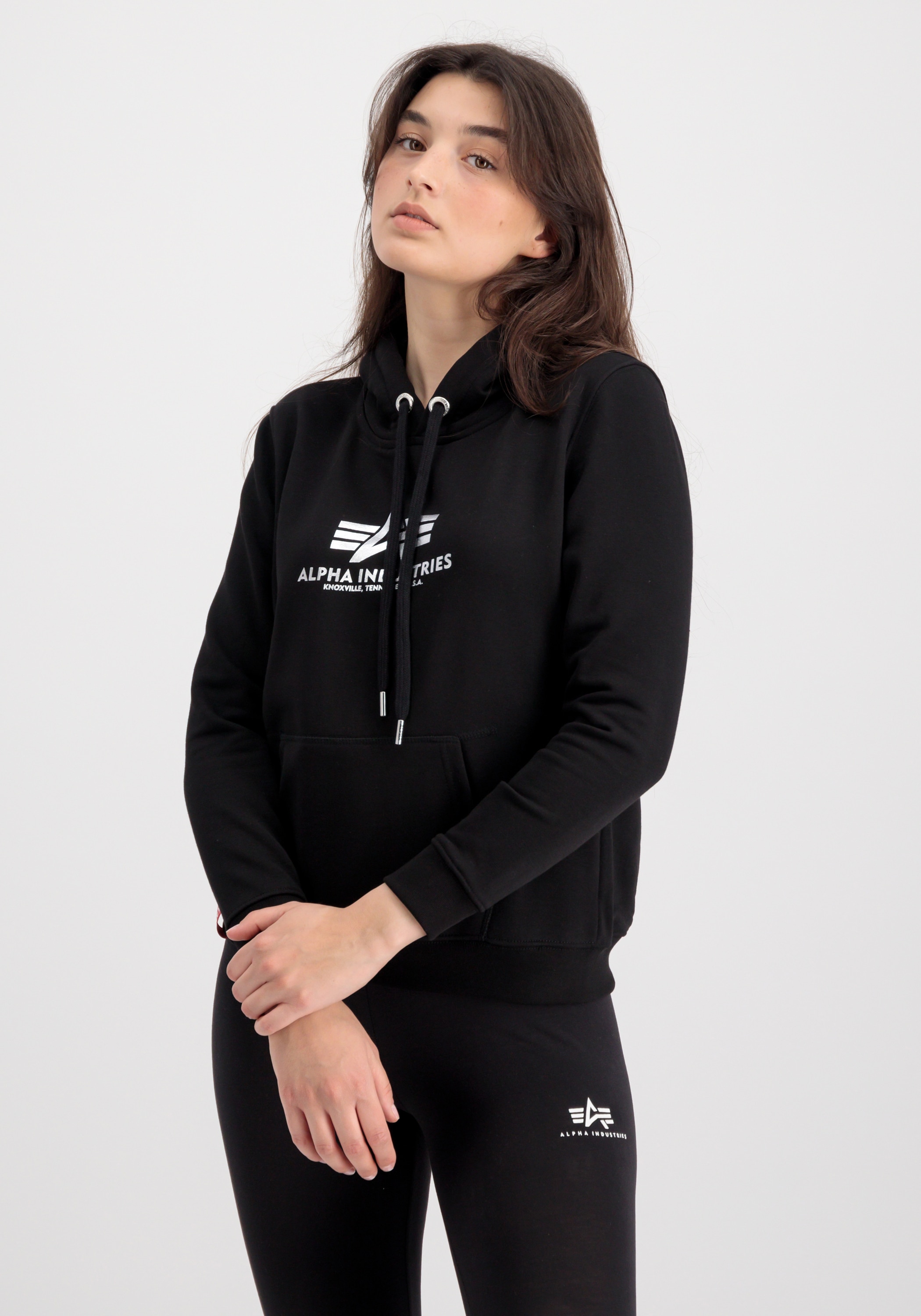 Alpha Industries Hoodie »Alpha Industries Women - Hoodies New Basic Hoodie Wmn Foil Print«