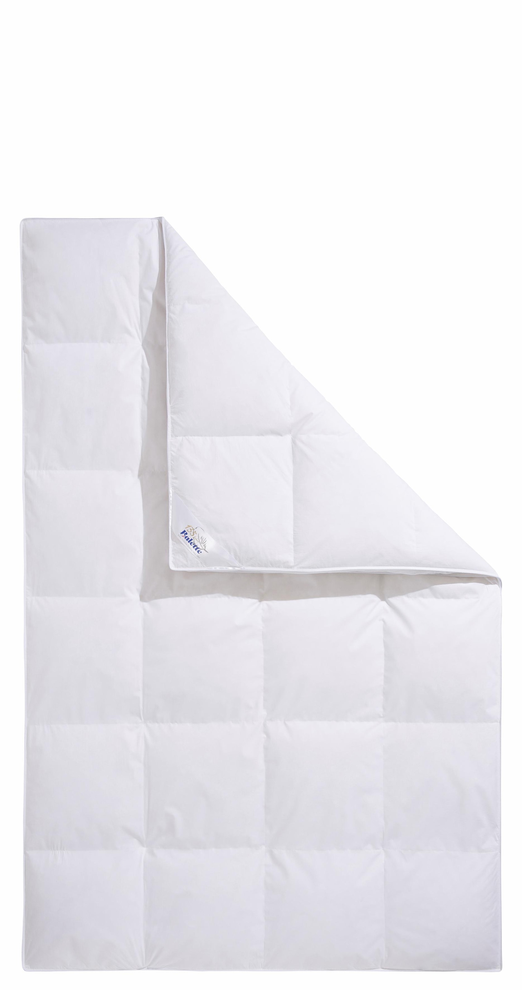 Balette Daunenbettdecke + Kopfkissen »Lilly«, (Spar-Set), In 4 Wärmeklassen, in Grösse 135x200 & 155x220 cm erhältlich.