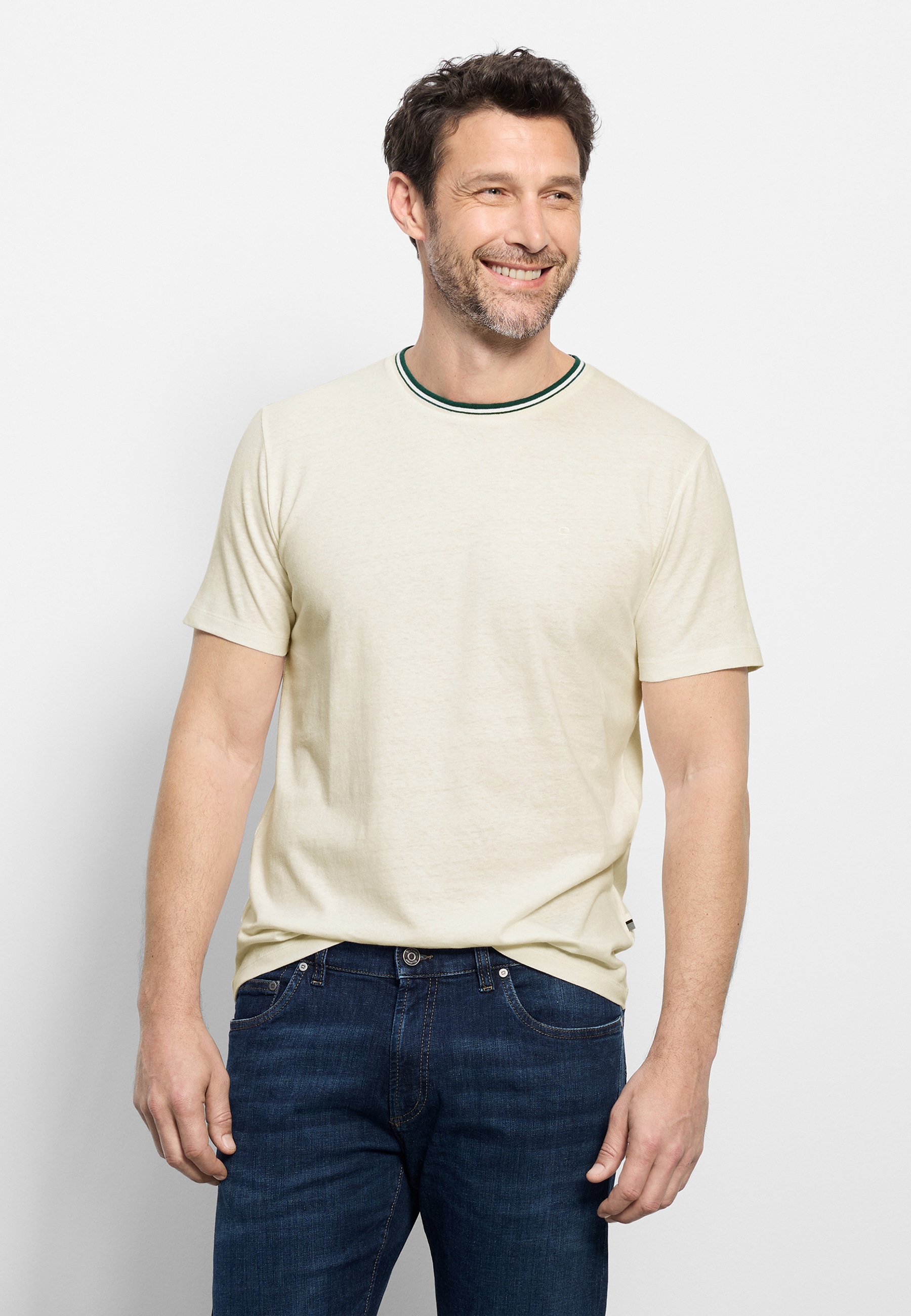 Image of OLYMP T-Shirt regular fit, Rundhals, casual