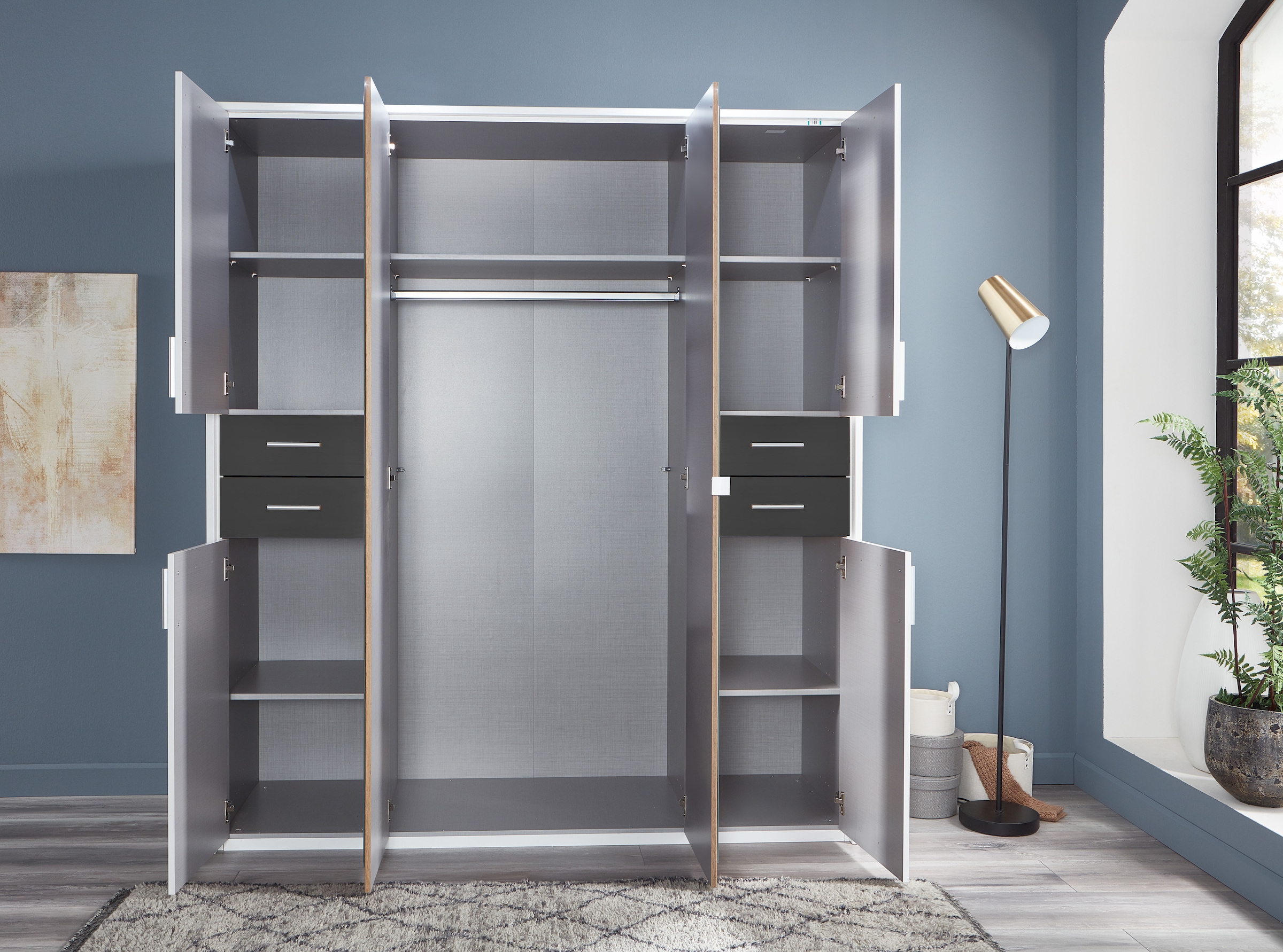 Wimex Armoire à portes battantes »Vegas« inklusive Passepartout-Rahmen, mit Spiegeltüren und Schubladen