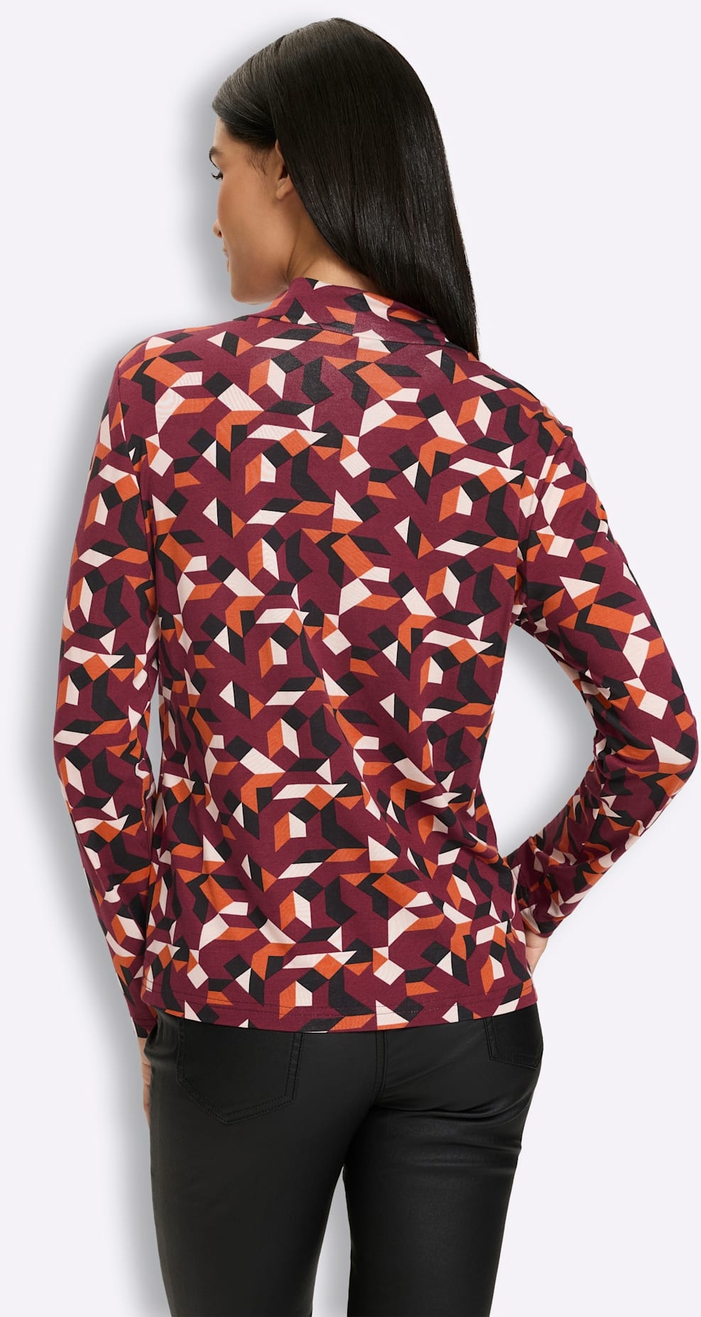 heine Langarmshirt »Stehkragen-Shirt« 1