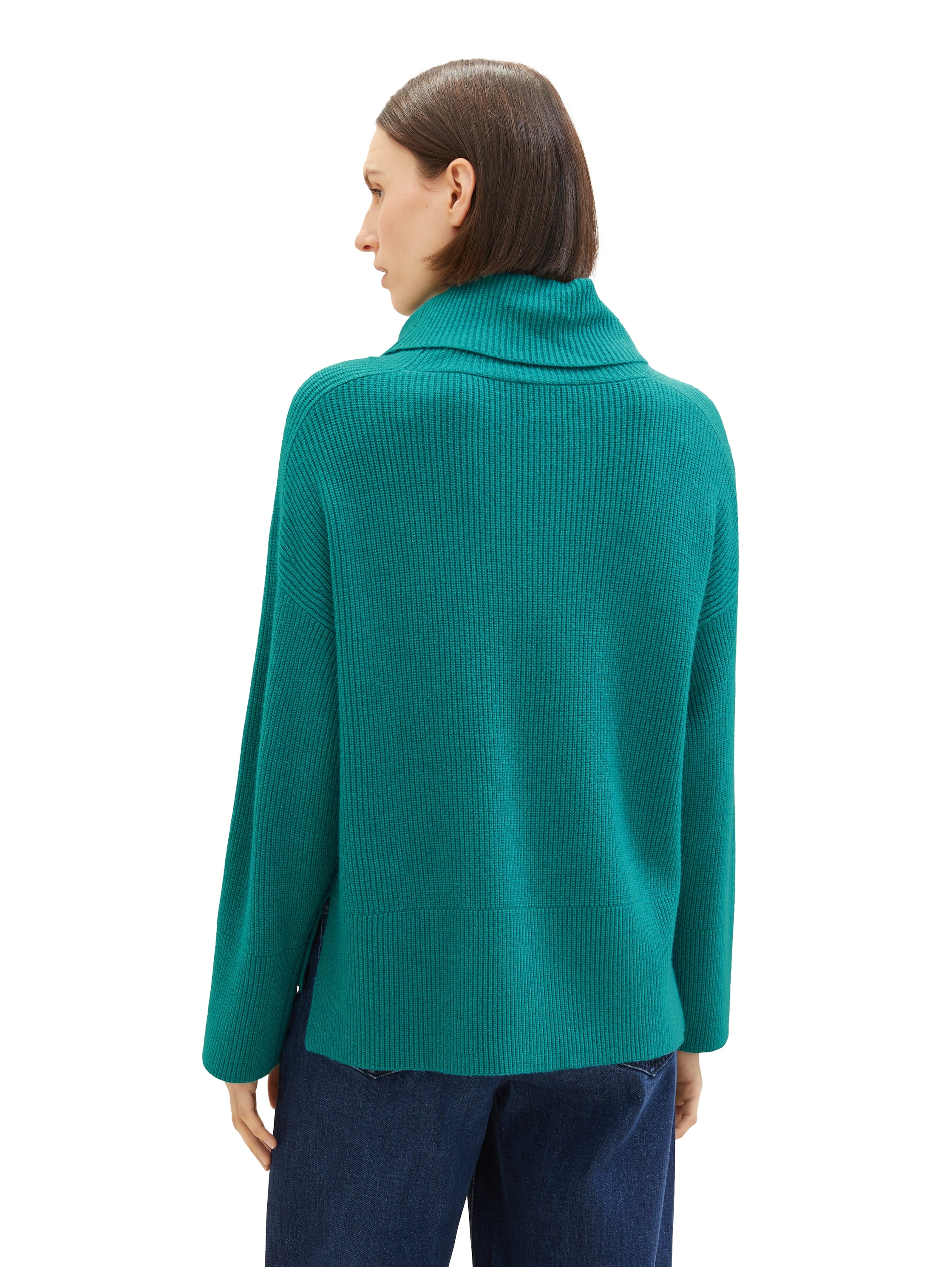 TOM TAILOR Strickpullover, mit Markenlabel