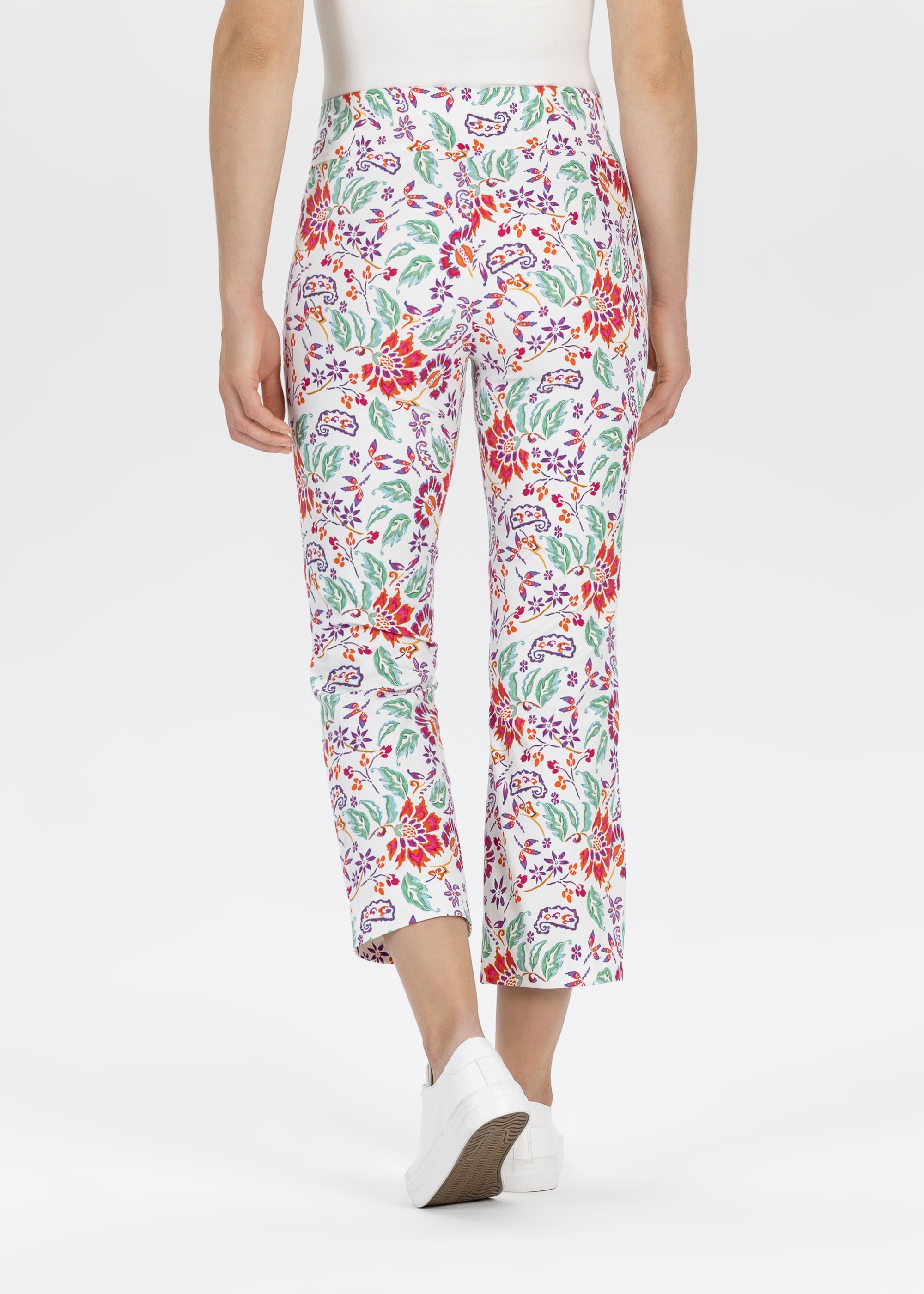 Stehmann Stoffhose, mit floralem Muster
