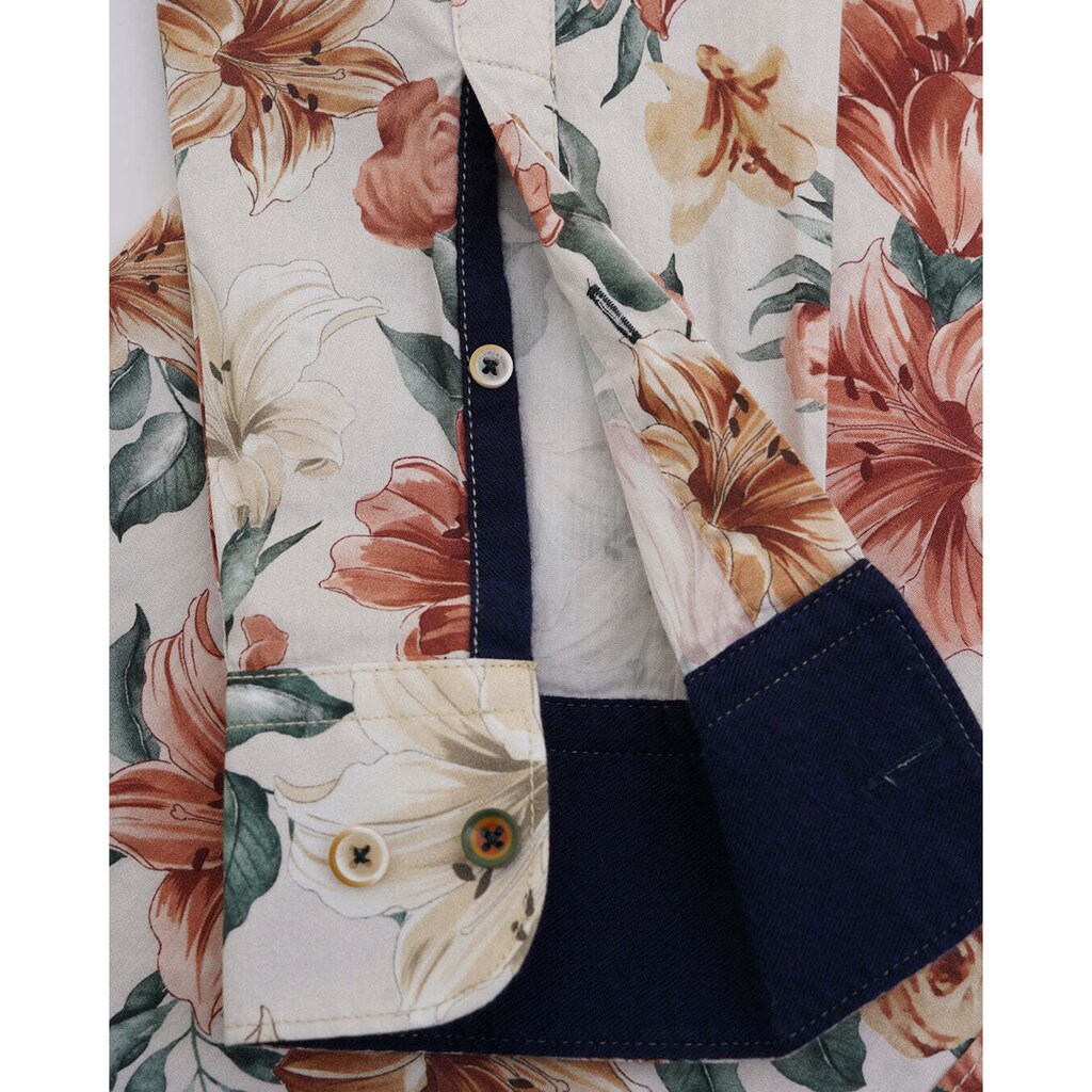colours & sons Kurzarmhemd »Hemden Shirt-Flower Print«