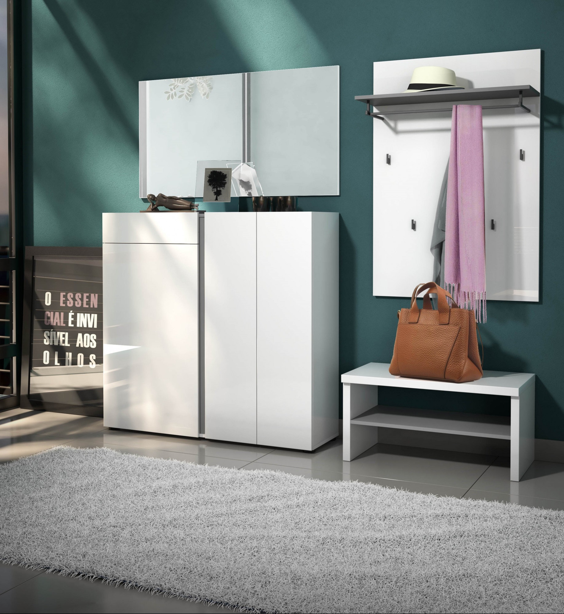 Home affaire Schuhschrank »Atrium« 1 Stk. tlg.