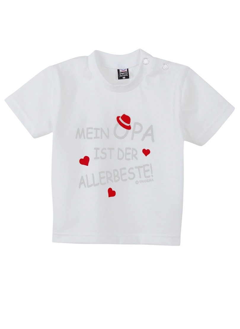 Trigema T-Shirt »TRIGEMA T-Shirt Opas Liebling«