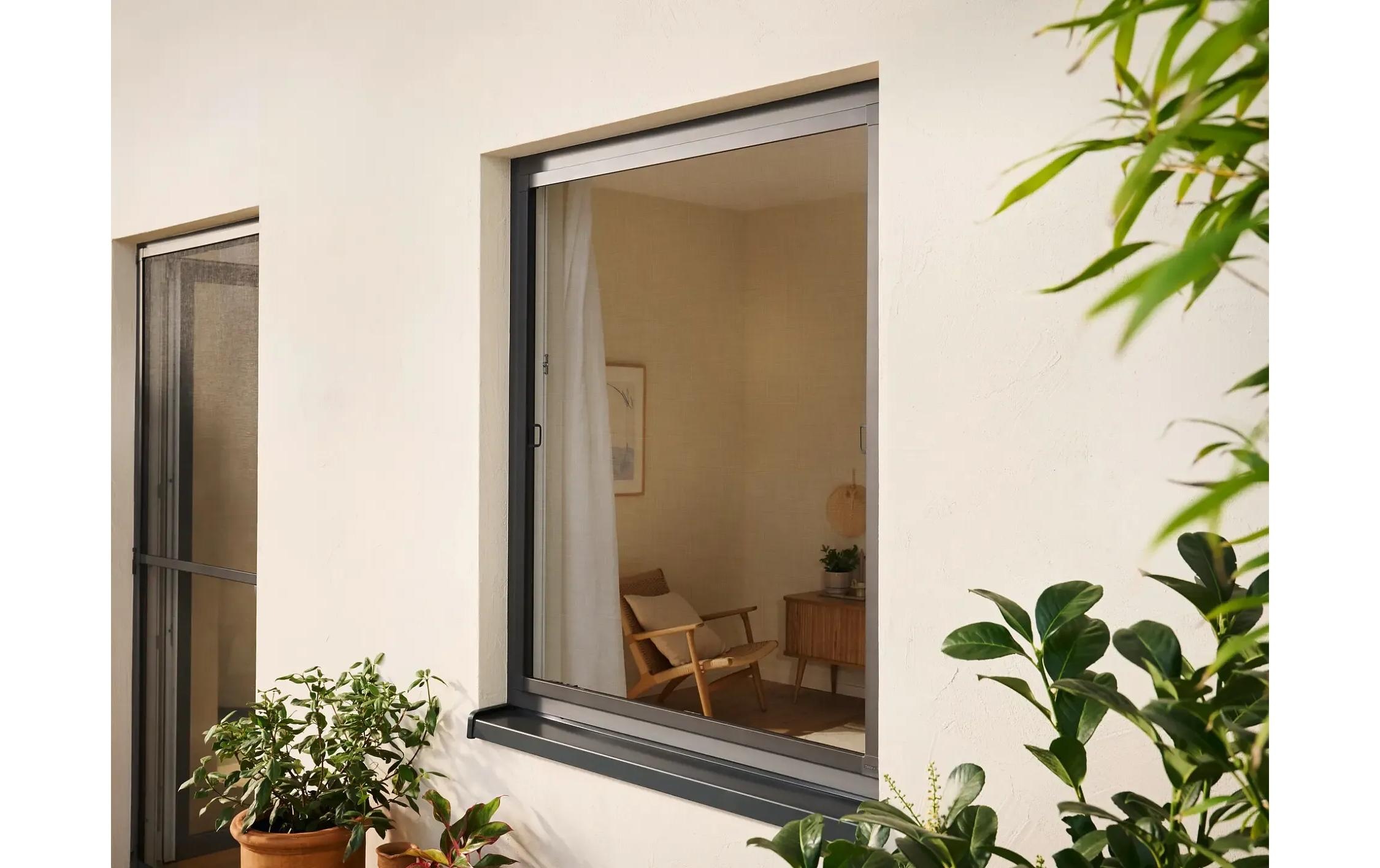 Image of tesa Insektenschutz-Fensterrahmen "Alu-Rahmen 1.2m x 1,5 m"