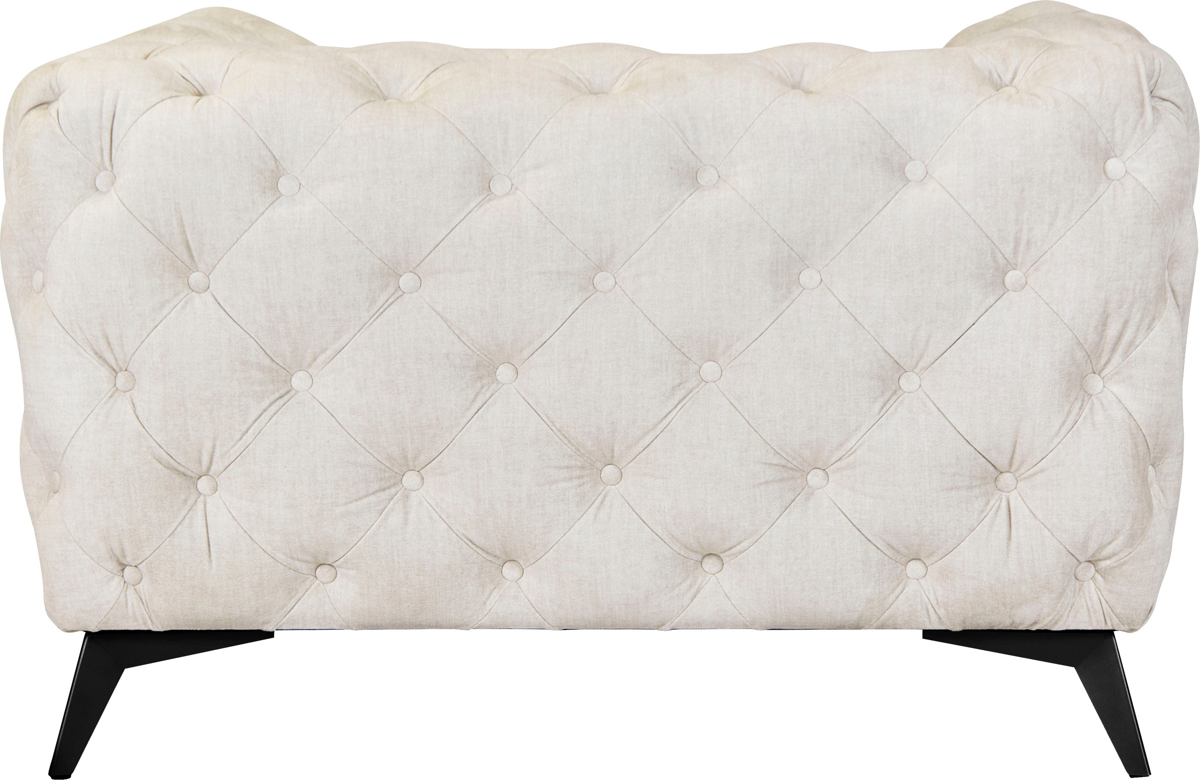 Leonique Chesterfield-Sessel »Glynis Sessel«, aufwändige Knopfheftung, moderne Chesterfield Optik, Fussfarbe wählbar