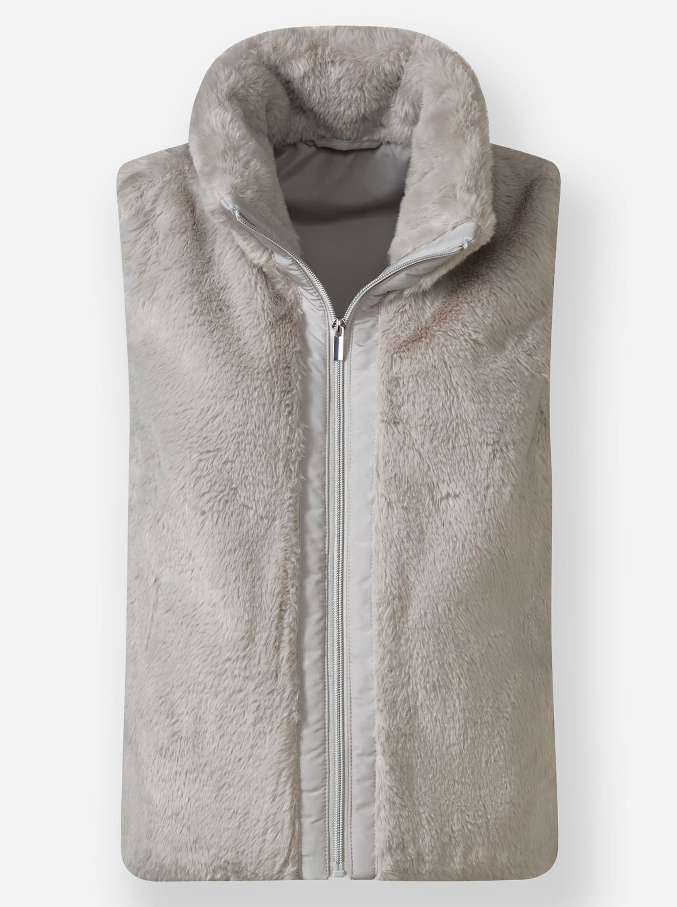 Inspirationen Fellimitatweste