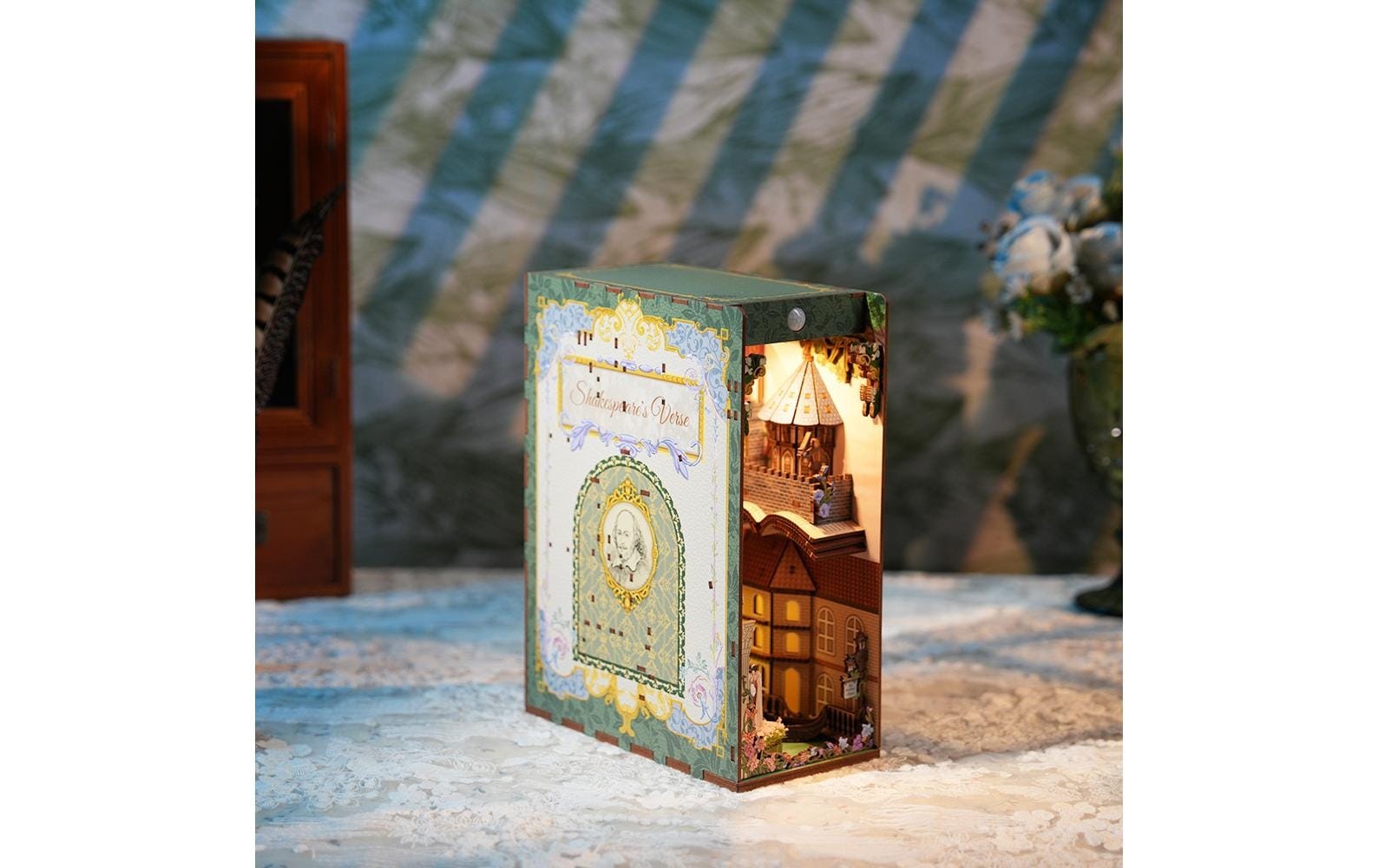   Modellbausatz »Tonecheer Book Nook Shakespeare's Verse« 212 Stk. tlg.