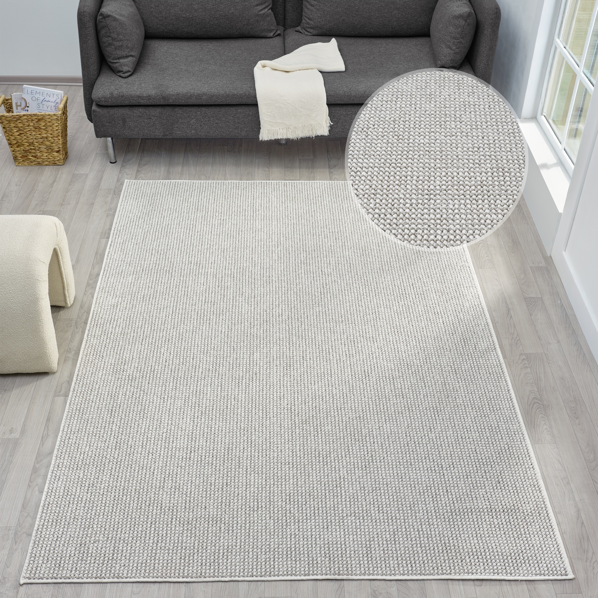 Image of GOODproduct Teppich "Lilri, Woll-Look, Scandi" rechteckig 10 mm Höhe Wolloptik, Wohnzimmer, Schlafzimmer, Esszimmer