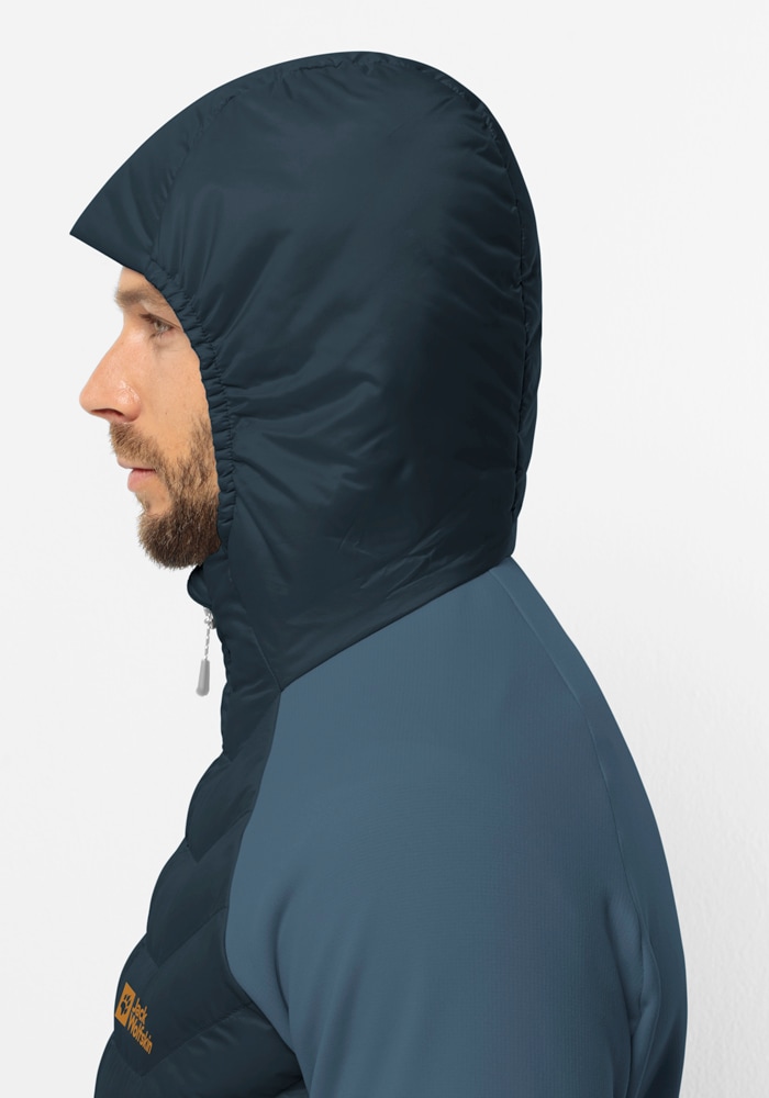 Jack Wolfskin Hybridjacke »ROUTEBURN PRO HYBRID M«, mit Kapuze