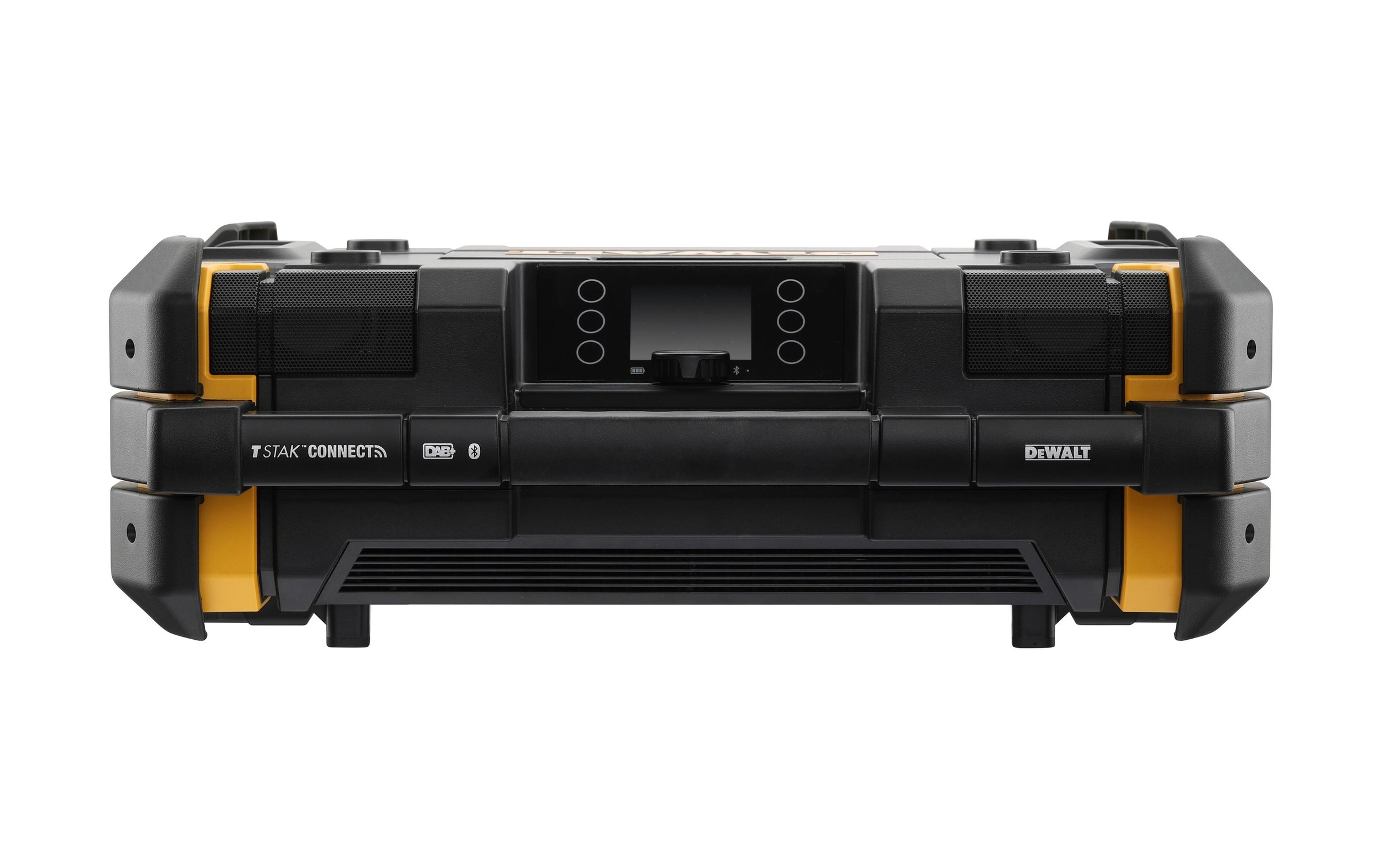 Dewalt, DeWalt Baustellenradio »DWST1 mit La« ( ), gelb, schwarz, USB Ladekabel und AUX-Anschluss
