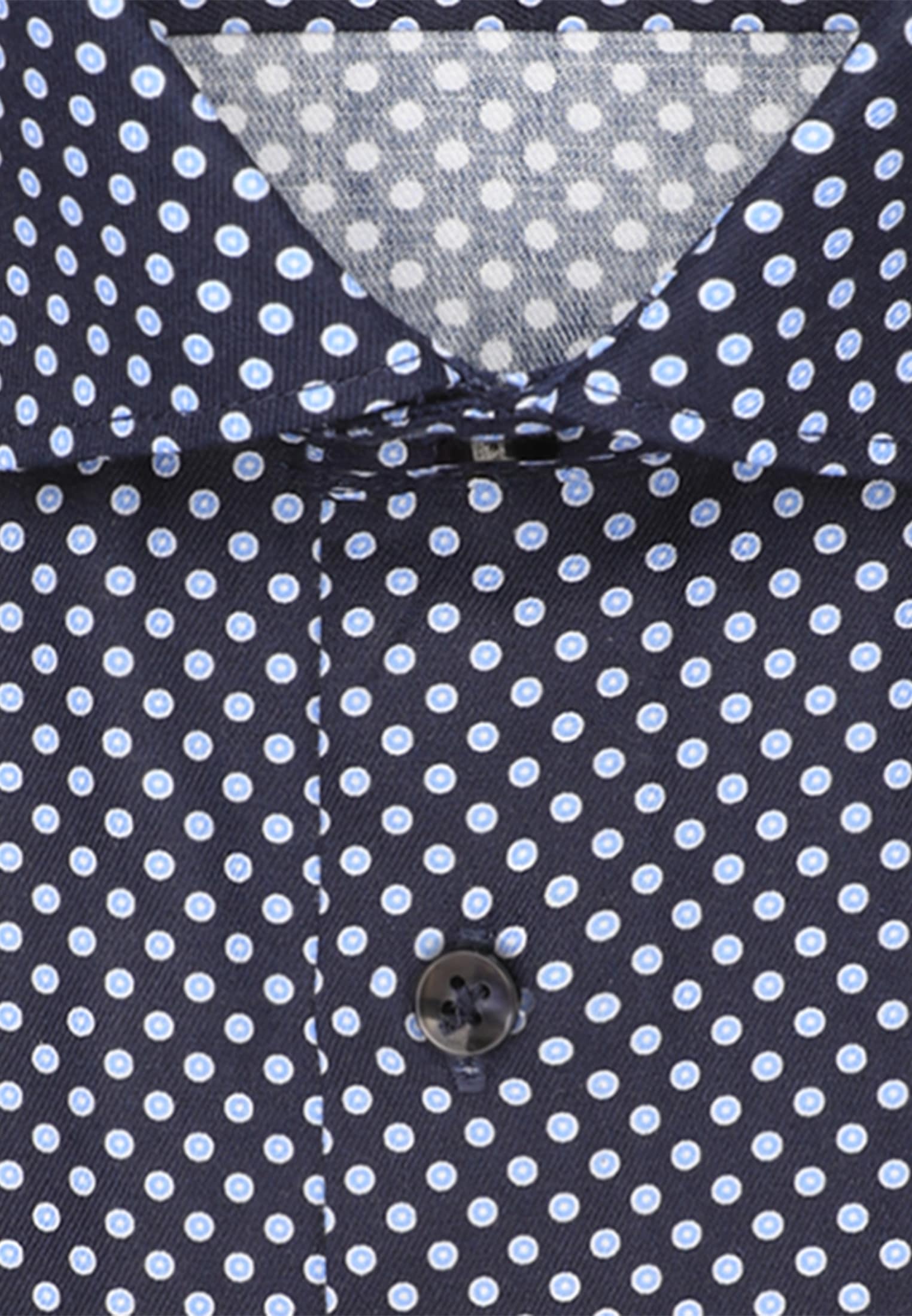 seidensticker Businesshemd »Schwarze Rose« Slim 1/1 Kentkragen Druck