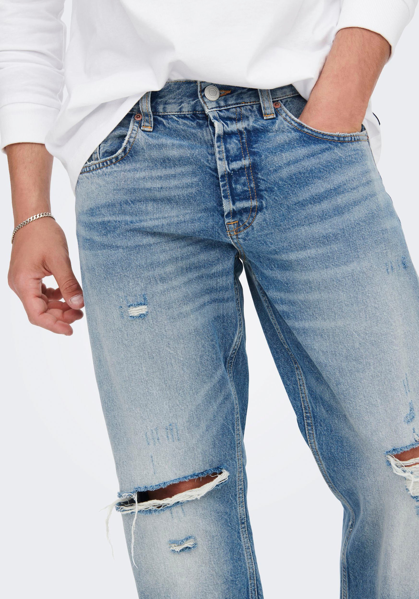 ONLY & SONS Loose-fit-Jeans »ONSEDGE LOOSE«