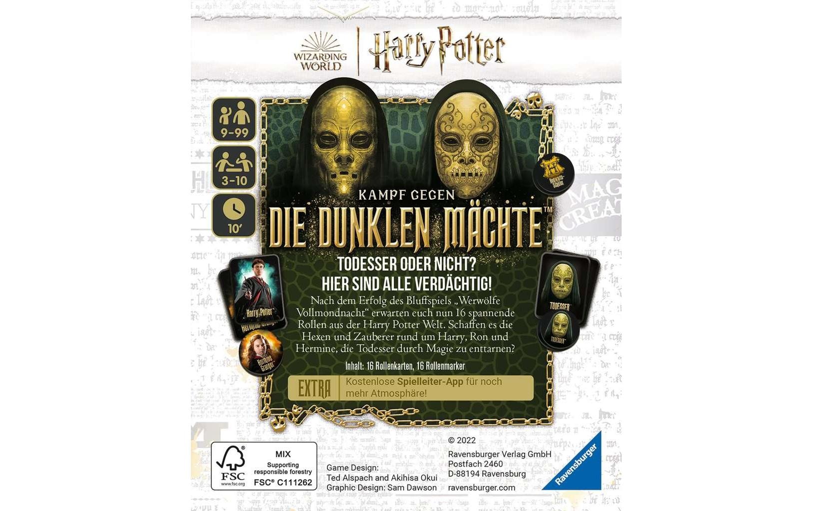 Ravensburger Spiel »Harry Potter – Kampf gegen die dunklen Mächte«