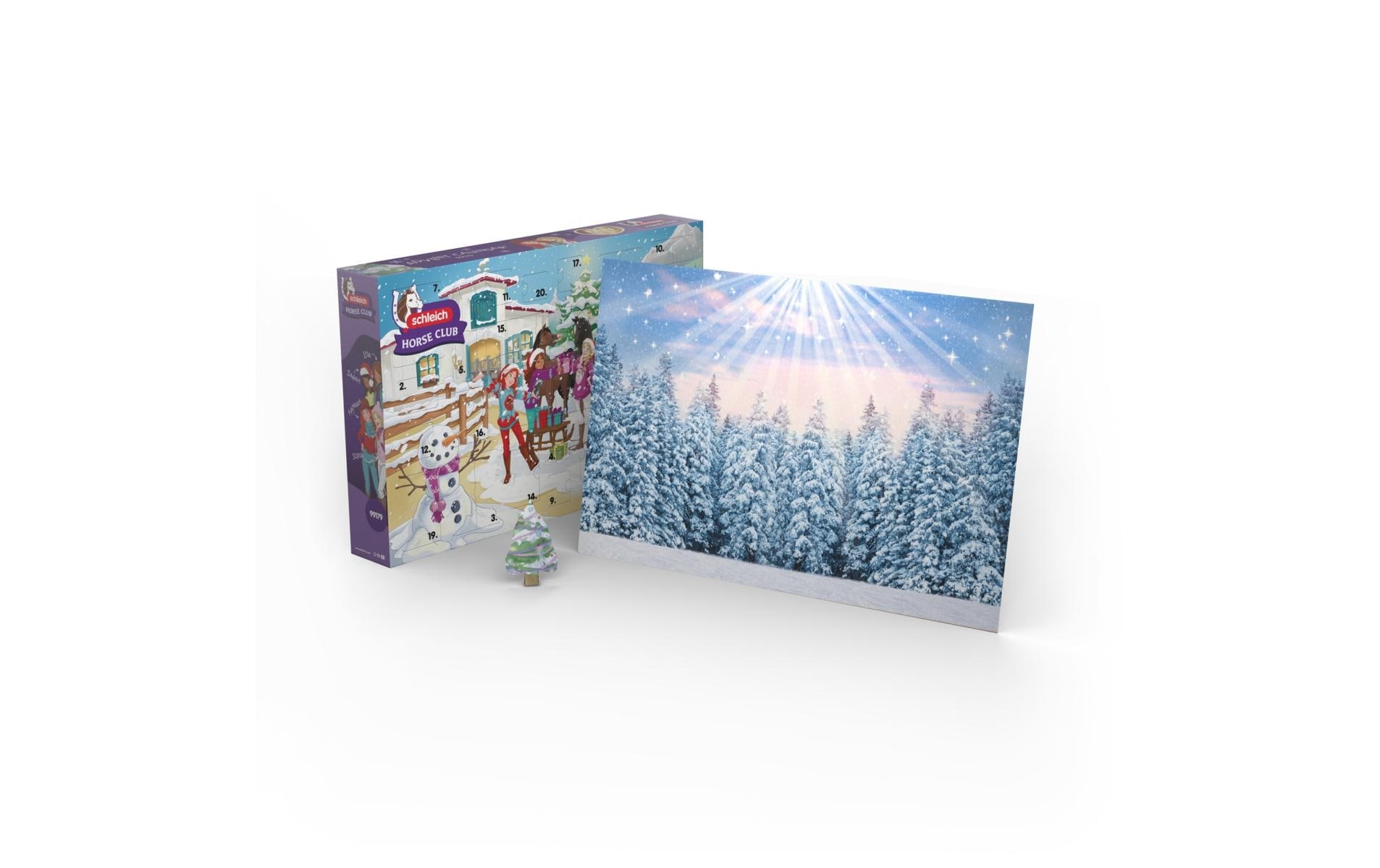 Schleich® Jouet calendrier de l'Avent »Horse Club Weihnachtliche Schlittenfahrt«