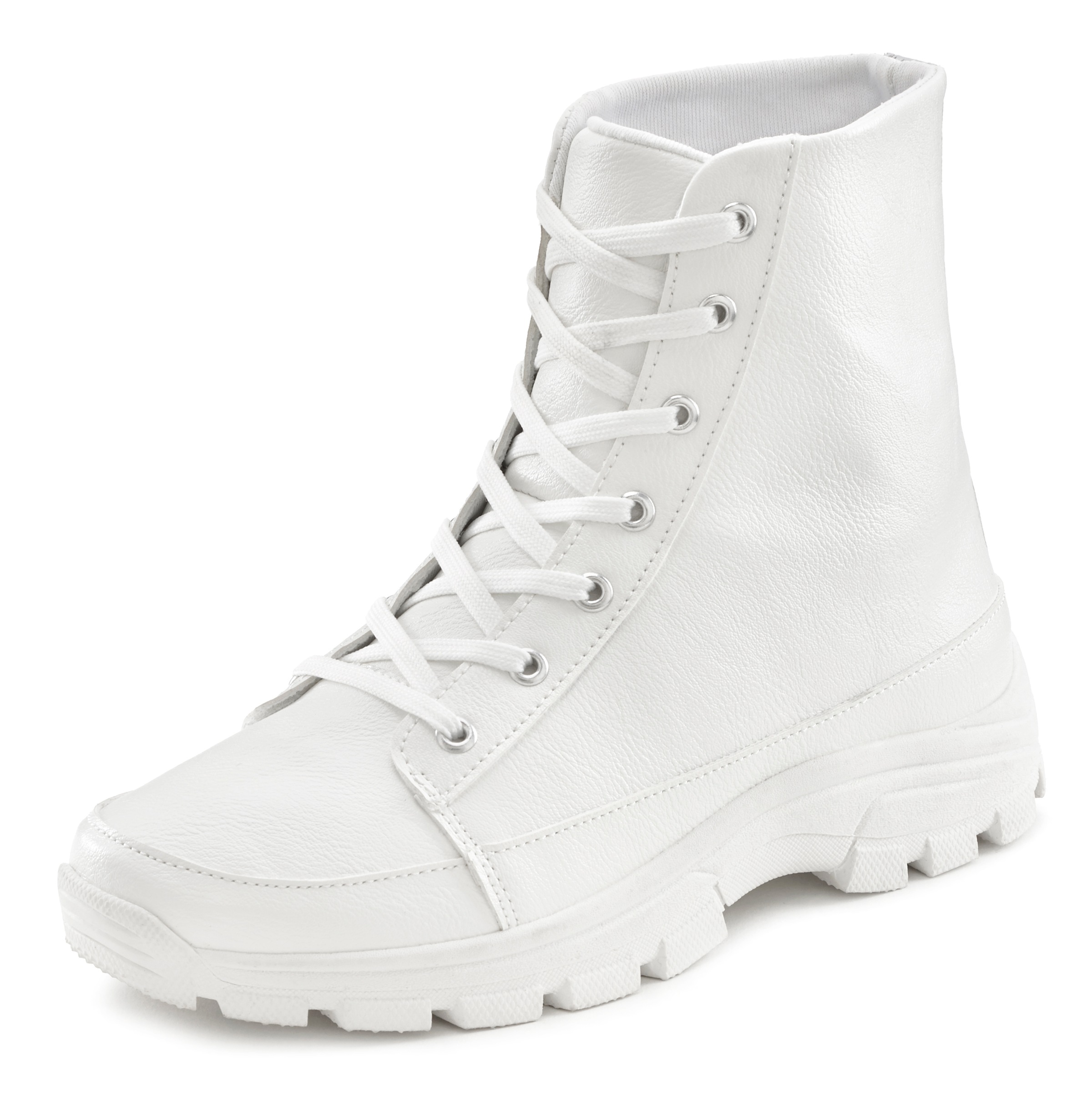 Image of LASCANA Stiefelette, Boots zum Schnüren mit modischer Profilsohle und sportivem Look bei Ackermann Versand Schweiz