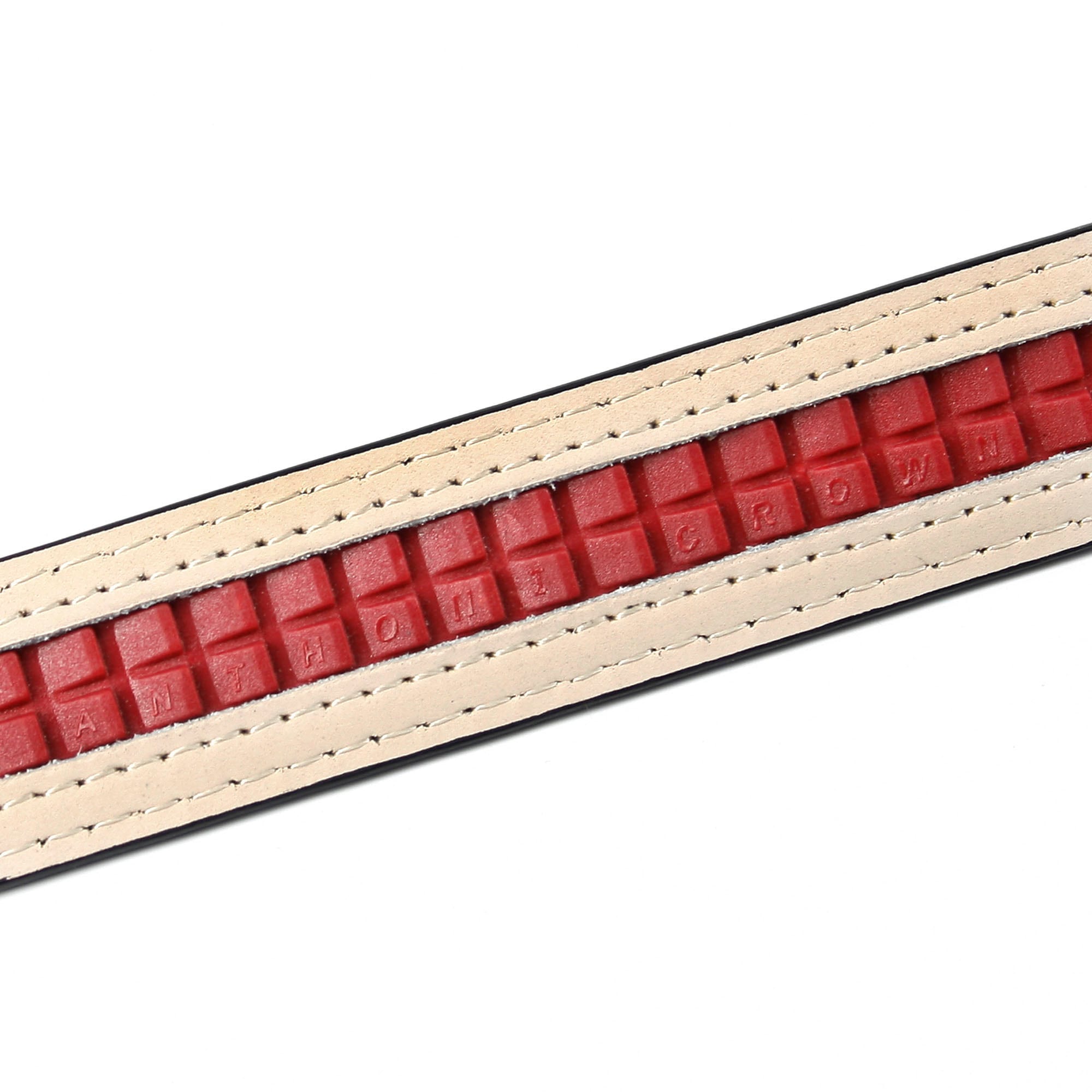 Anthoni Crown Ledergürtel, mit aufwendiger Schmuck-Schliesse, Herz