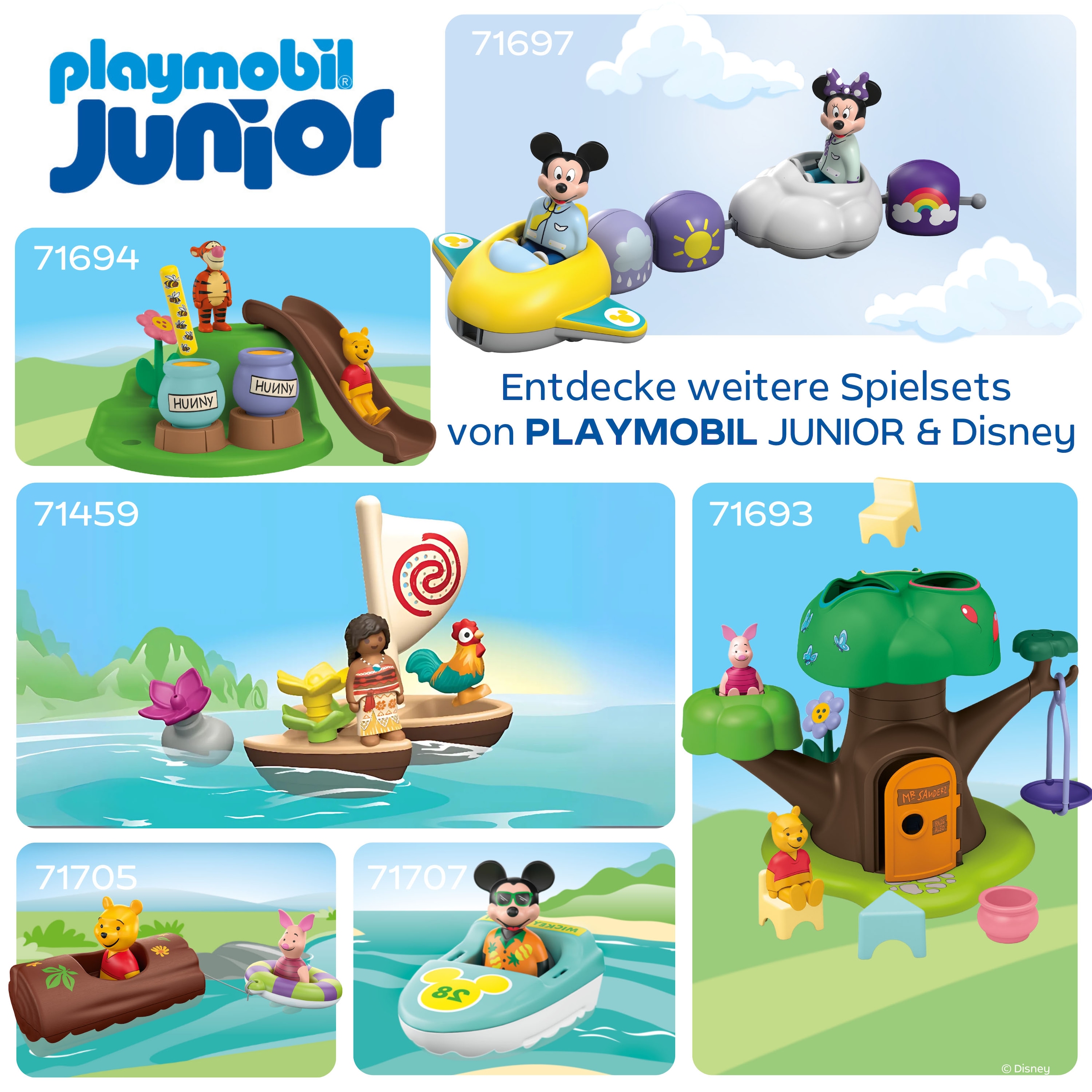 Playmobil® Konstruktions-Spielset »Mickys & Minnies Wolkenflug (71697), JUNIOR & Disney« Made in Europe