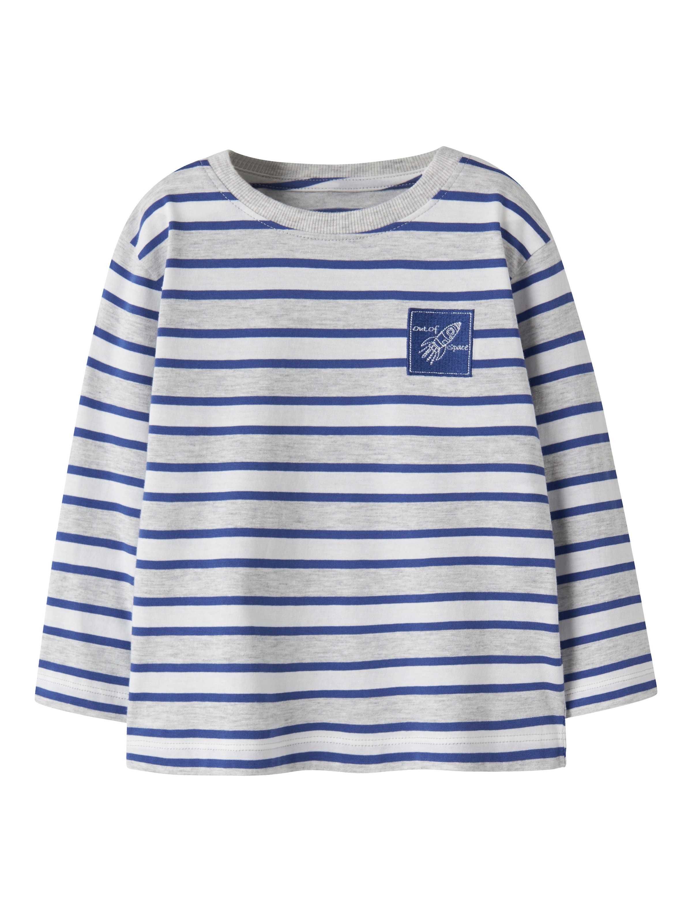 Name It T-shirt à manches longues »NMMKRISTIAN LS NREG TOP PB« coton, coupe régulière