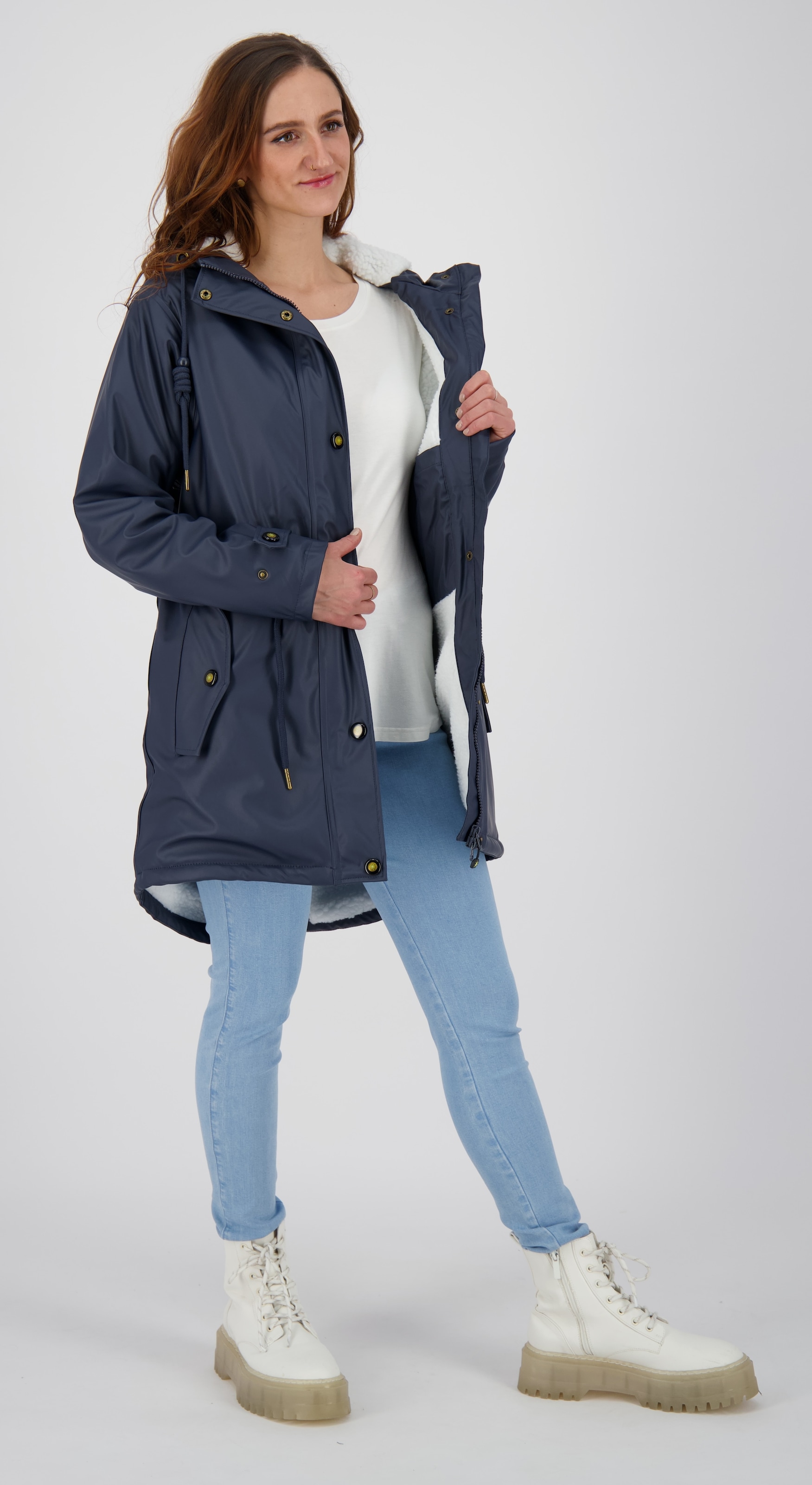 DEPROC Active Regenmantel »Friesennerz HALIFAX NEW WOMEN«, auch in Grossen Grössen erhältlich