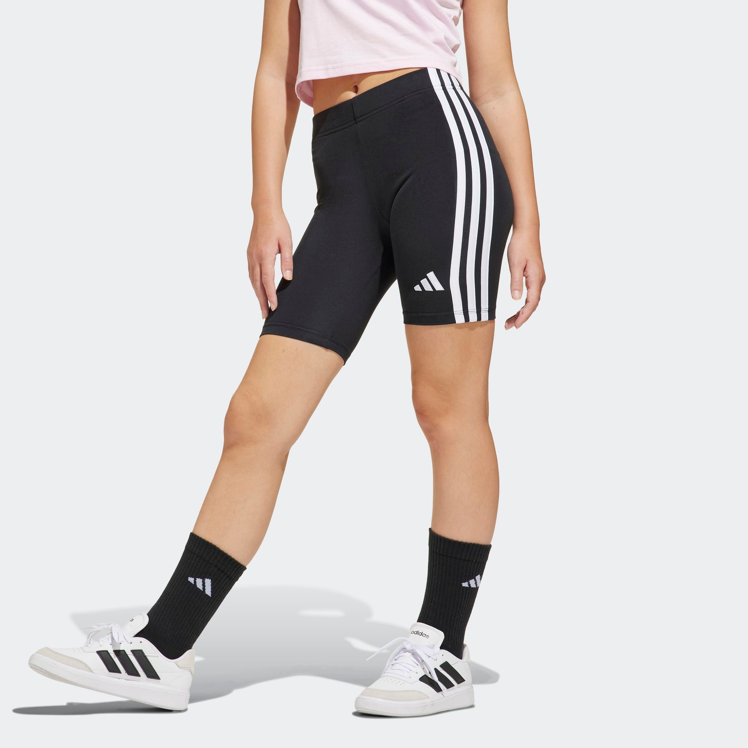 Image of adidas Sportswear Shorts "JG 3S SH LEG" für Kinder, aus Baumwolle und Elasthan, mit Gummizug