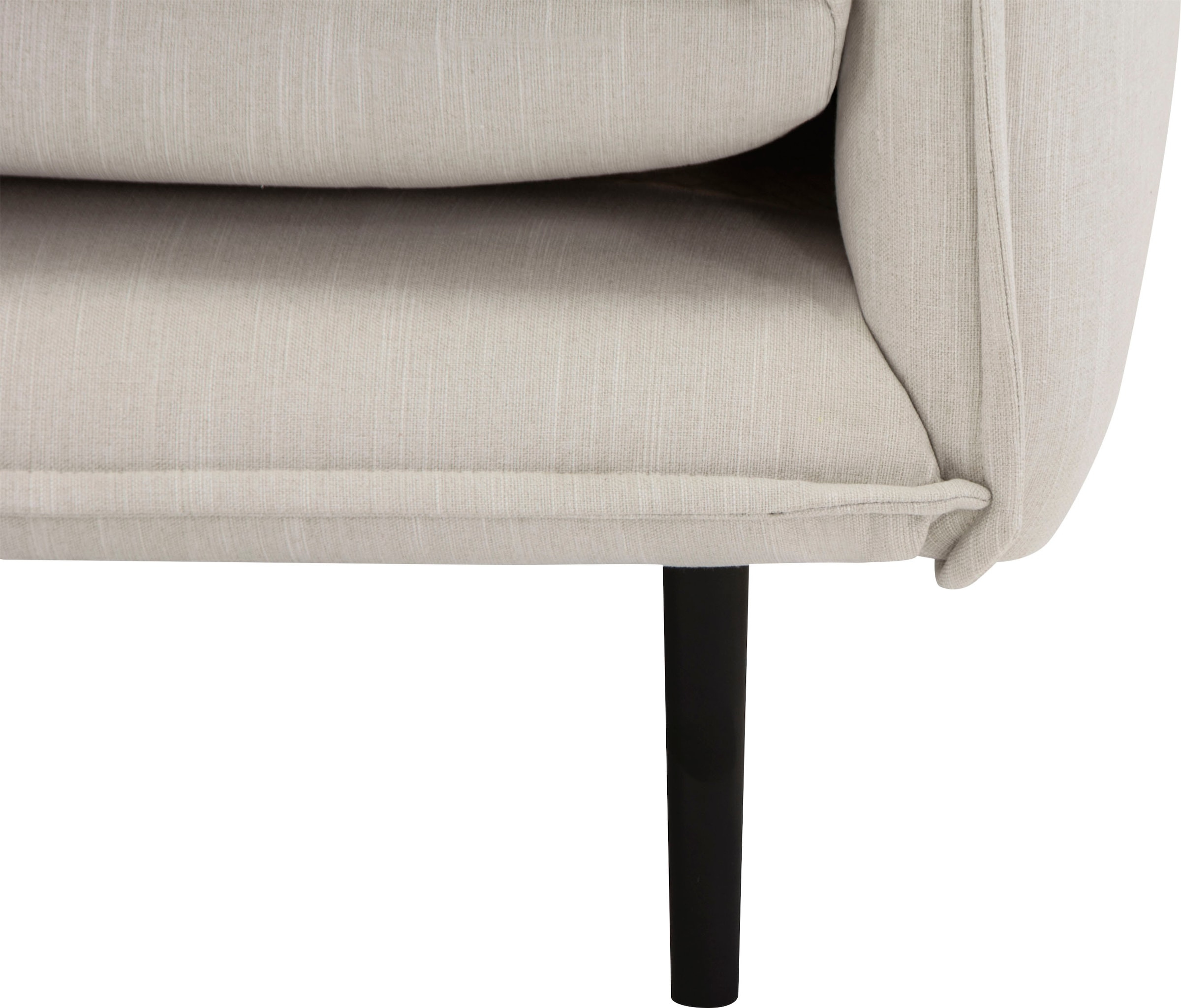 Home affaire Canapé d'angle »Somba L-Form« mit dickem Keder, Ottomane wahlweise links oder rechts