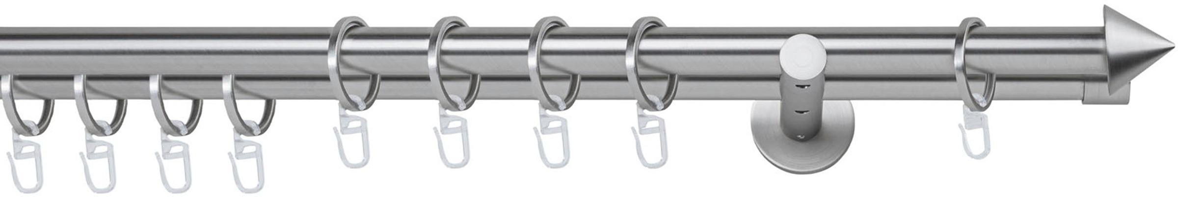 mydeco Gardinenstange "20mm Cone Wandträger 12 cm" 2 läufig-läufig Fixmaß