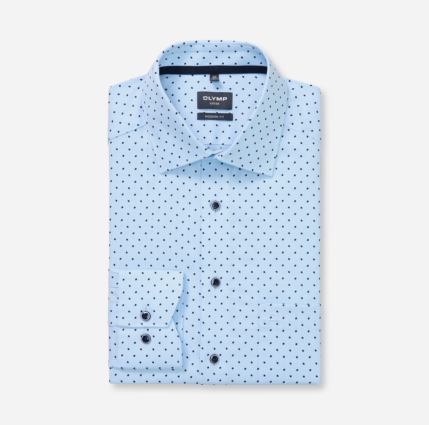 OLYMP Chemise à manches longues »Luxor« Businesshemd, modern fit, New-Kentkragen, extra langer Arm