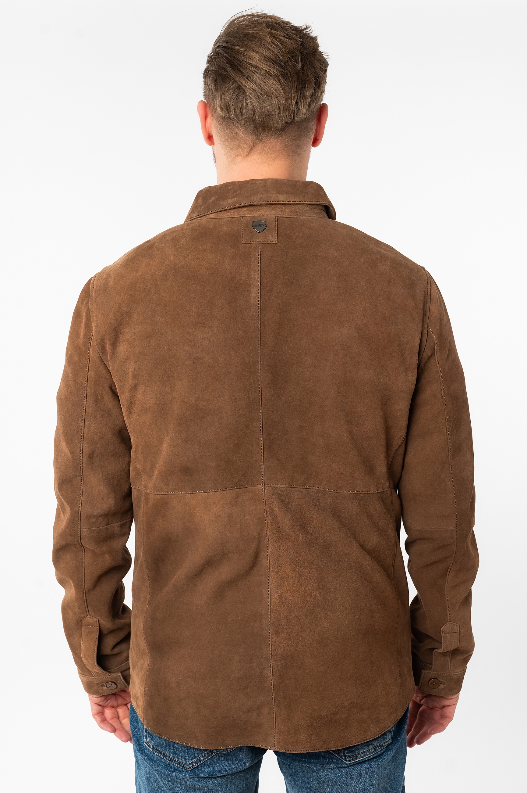 Mauritius Langarmhemd »MMJarom« aus Leder