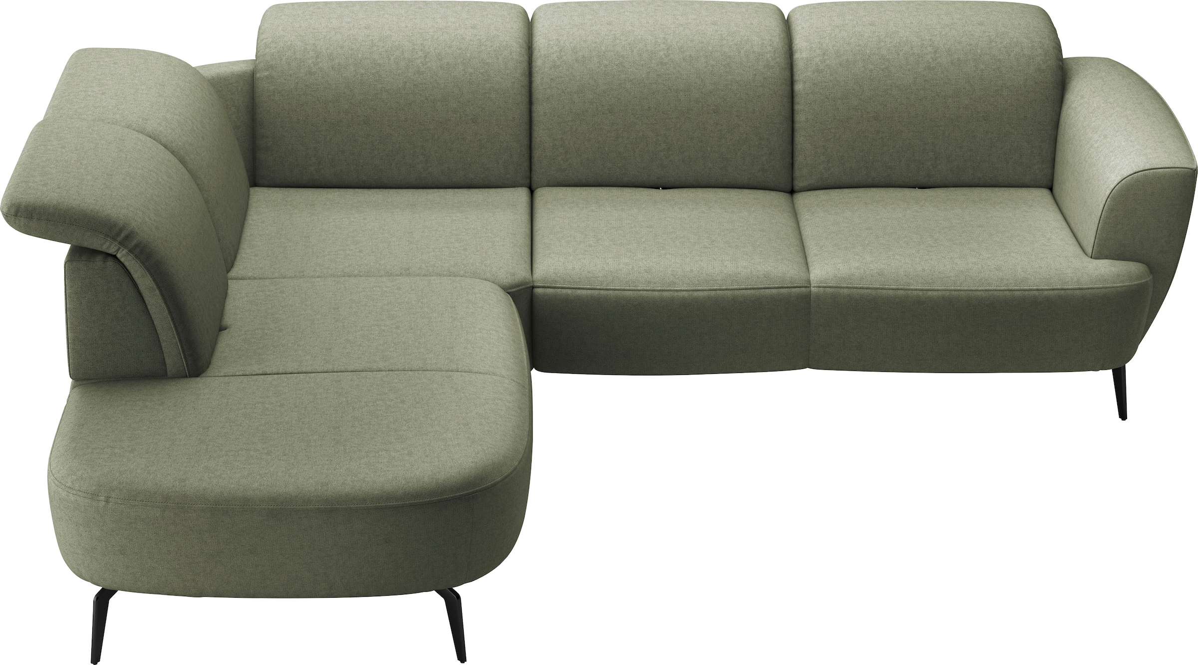 sit&more Ecksofa »Zoe« ink.Sitztiefenverstellung, wahlweise mit Kopfteilverstellung