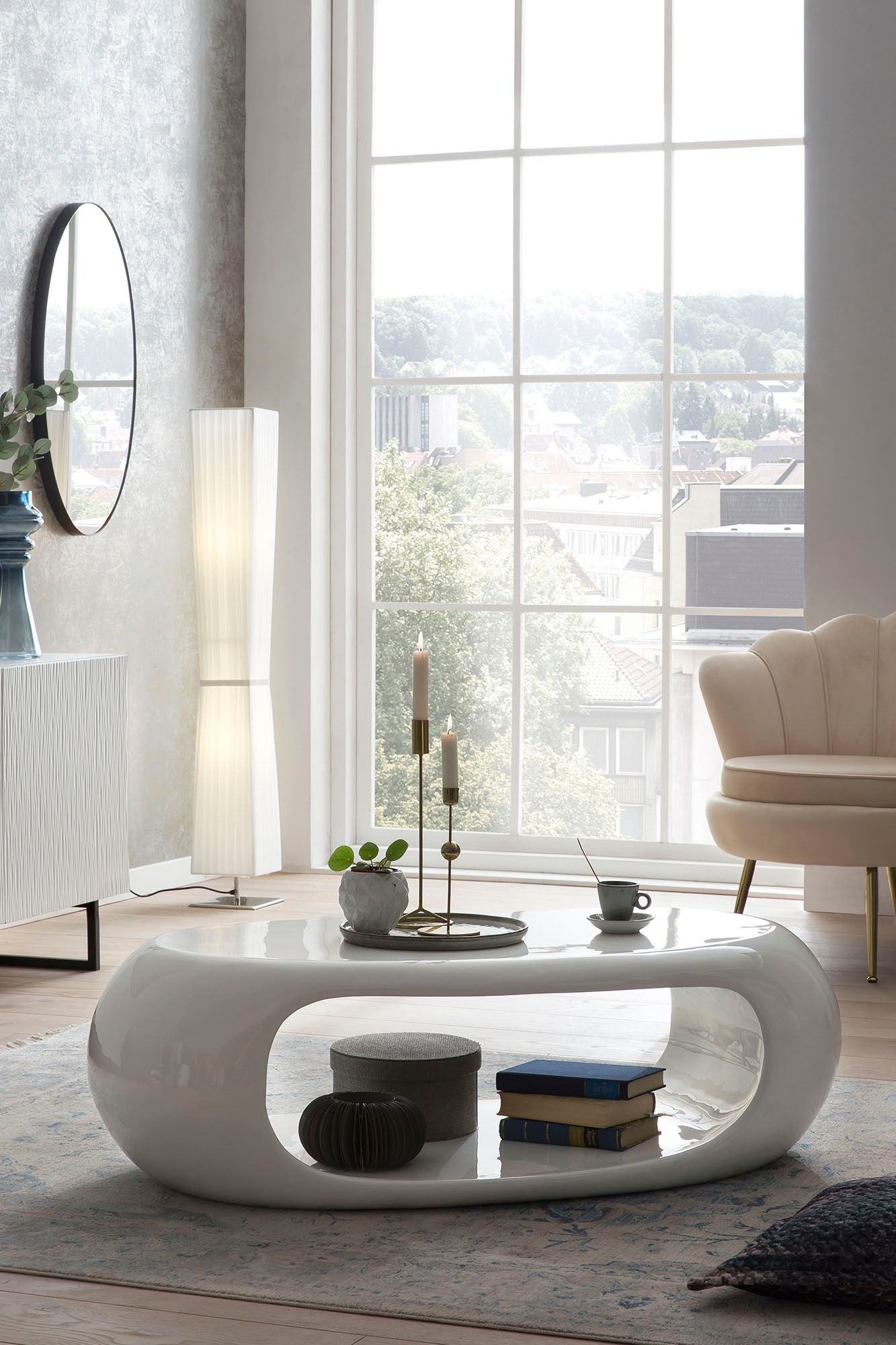 Image of SalesFever Couchtisch, aus Fiberglas, Design Couchtisch bei Ackermann Versand Schweiz