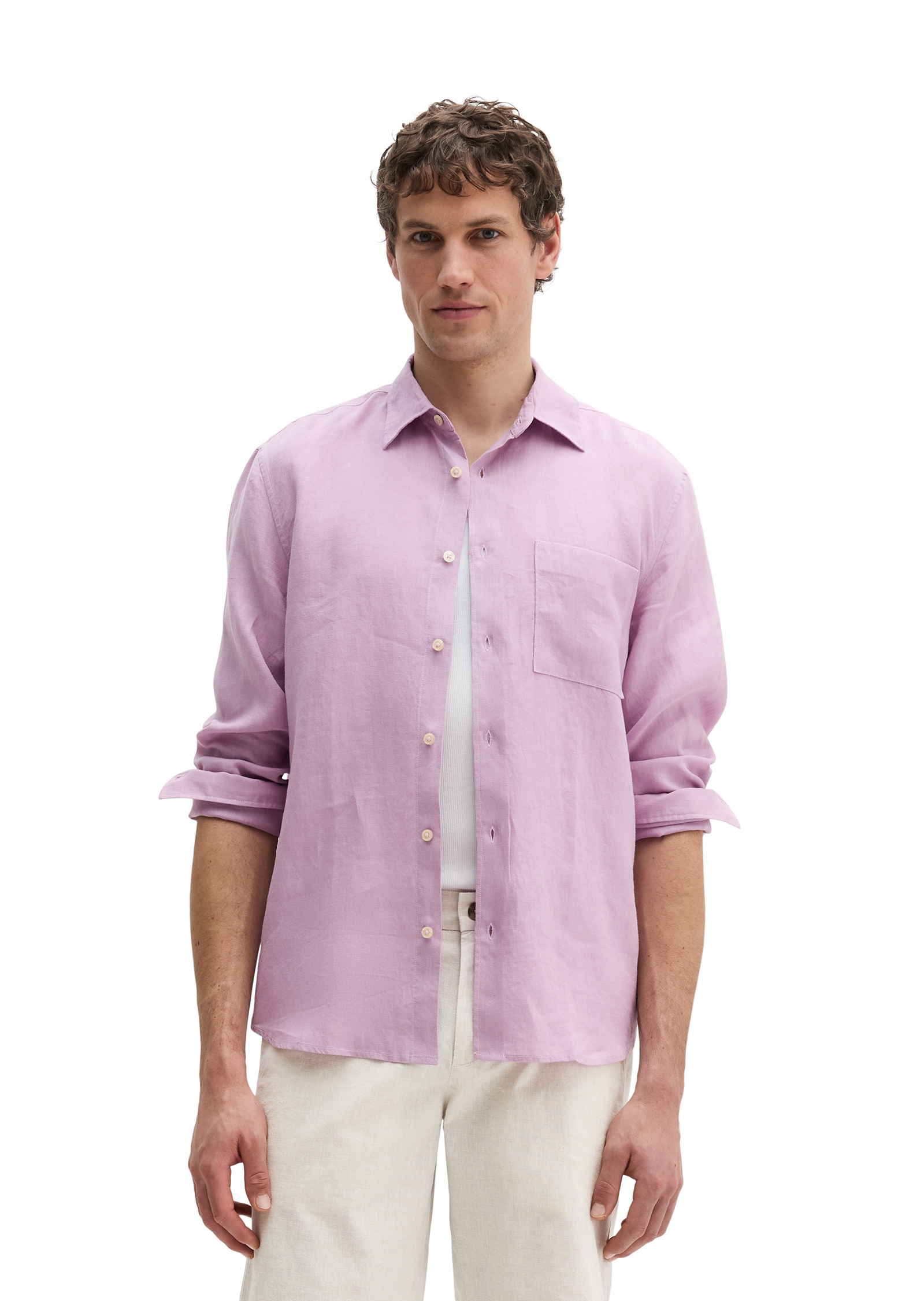 Marc O'Polo Chemise en lin au look classique et épuré