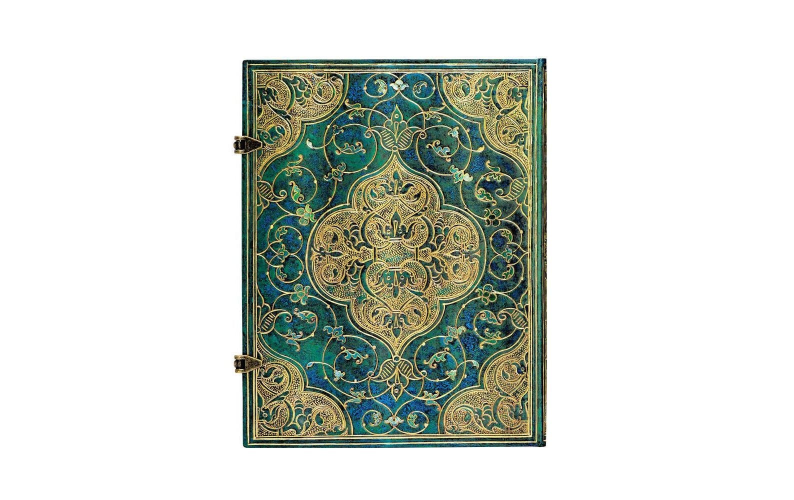   Notizheft »Paperblanks Notizbuch Chroniken Ultra, Liniert, Türkis«