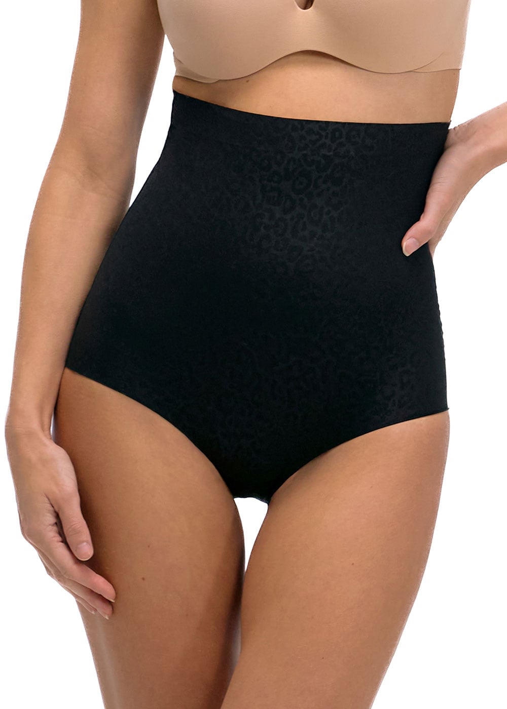 MAGIC Bodyfashion Slip gainant avec motif léopard, forme fixe