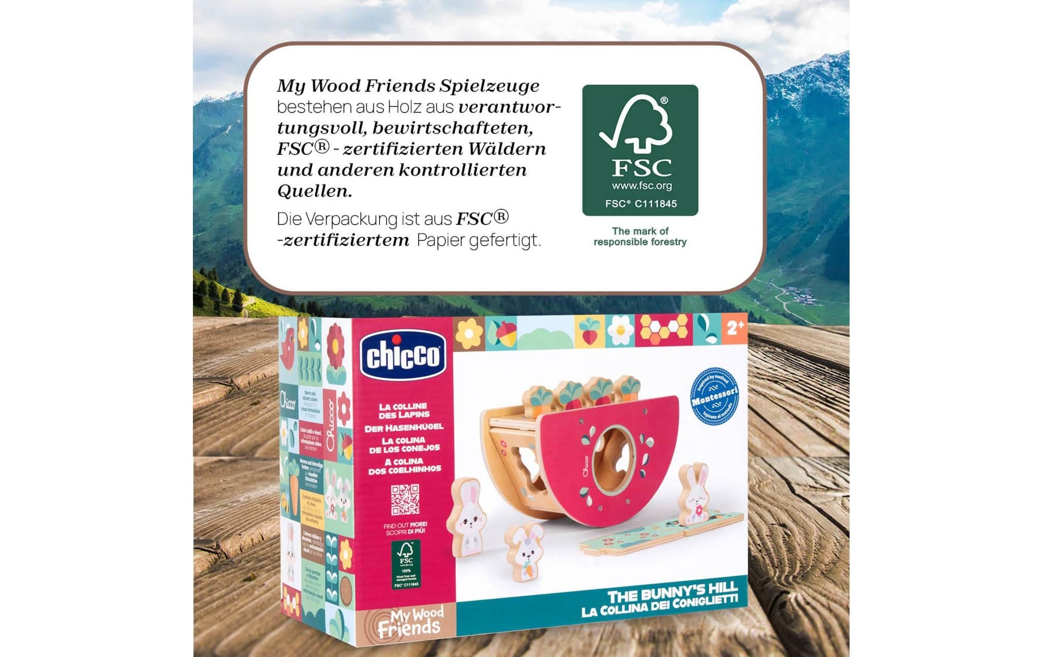 Chicco Steckspielzeug »My Wood Friends – Der«