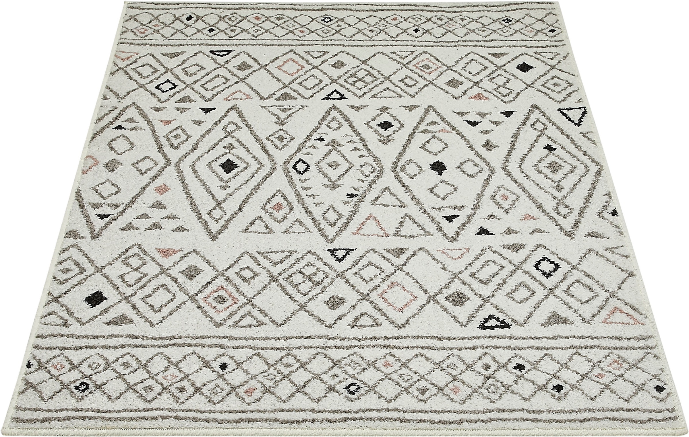 Image of Andiamo Teppich »Bolonia 3«, rechteckig, 6 mm Höhe, Kurzflor, modernes Rauten Muster, ideal im Wohnzimmer & Schlafzimmer bei Ackermann Versand Schweiz