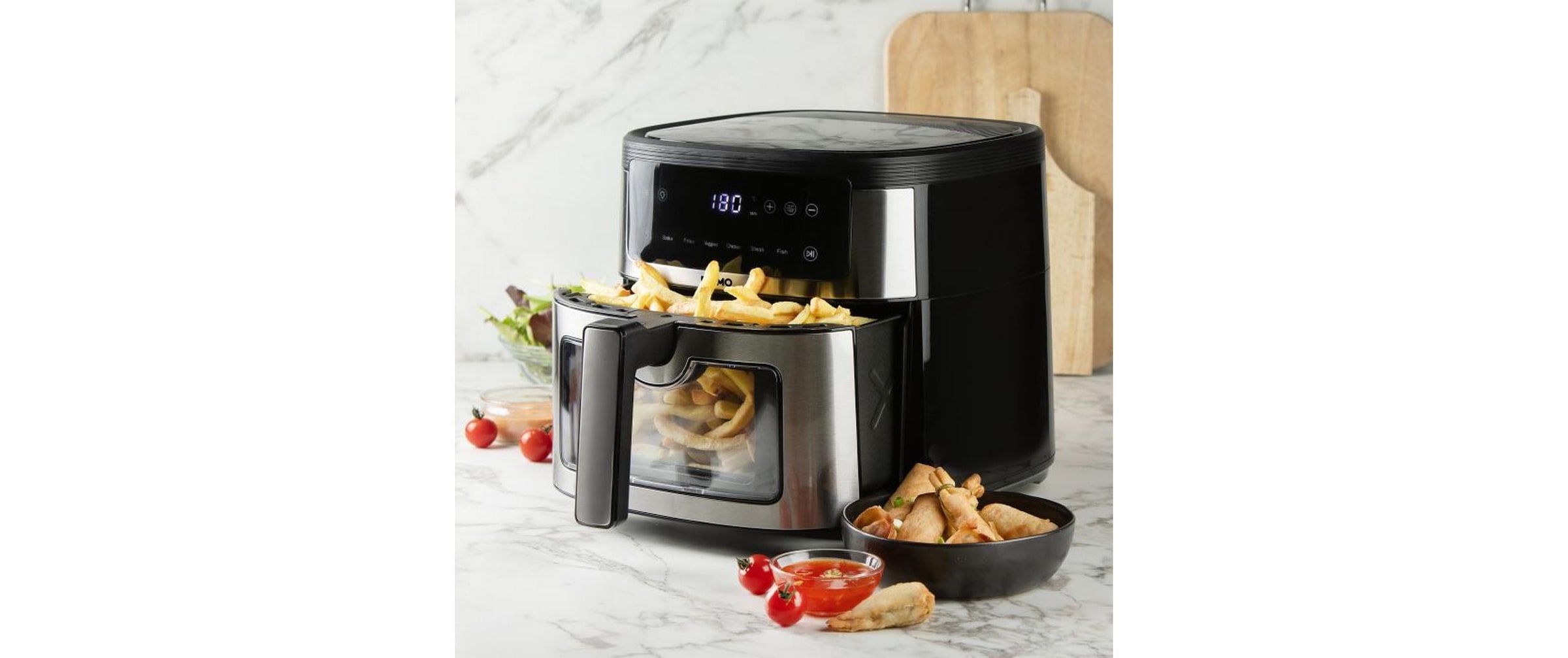 Domo Heissluftfritteuse »DO548FR 6 l« 1500 W Heissuftfritteuse mit Sichtfenster