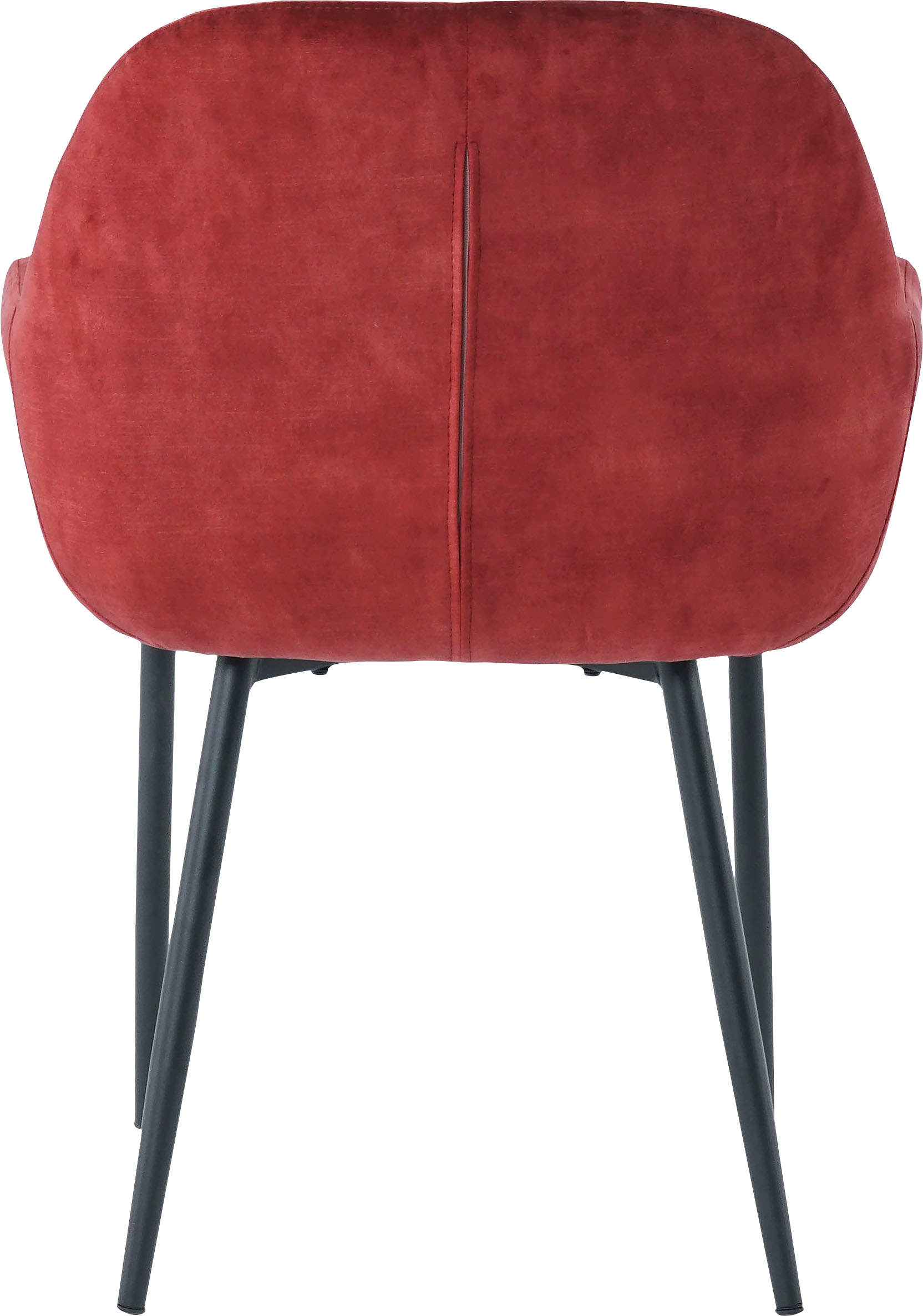 SIT Chaise avec accoudoirs »Jaipur 2er-Set mit Samtbezug & schwarzem Metallgestell« (Ensemble) 2 cuishousse en velours glamour rencontre accoudoirs évasés & dossier arrondi