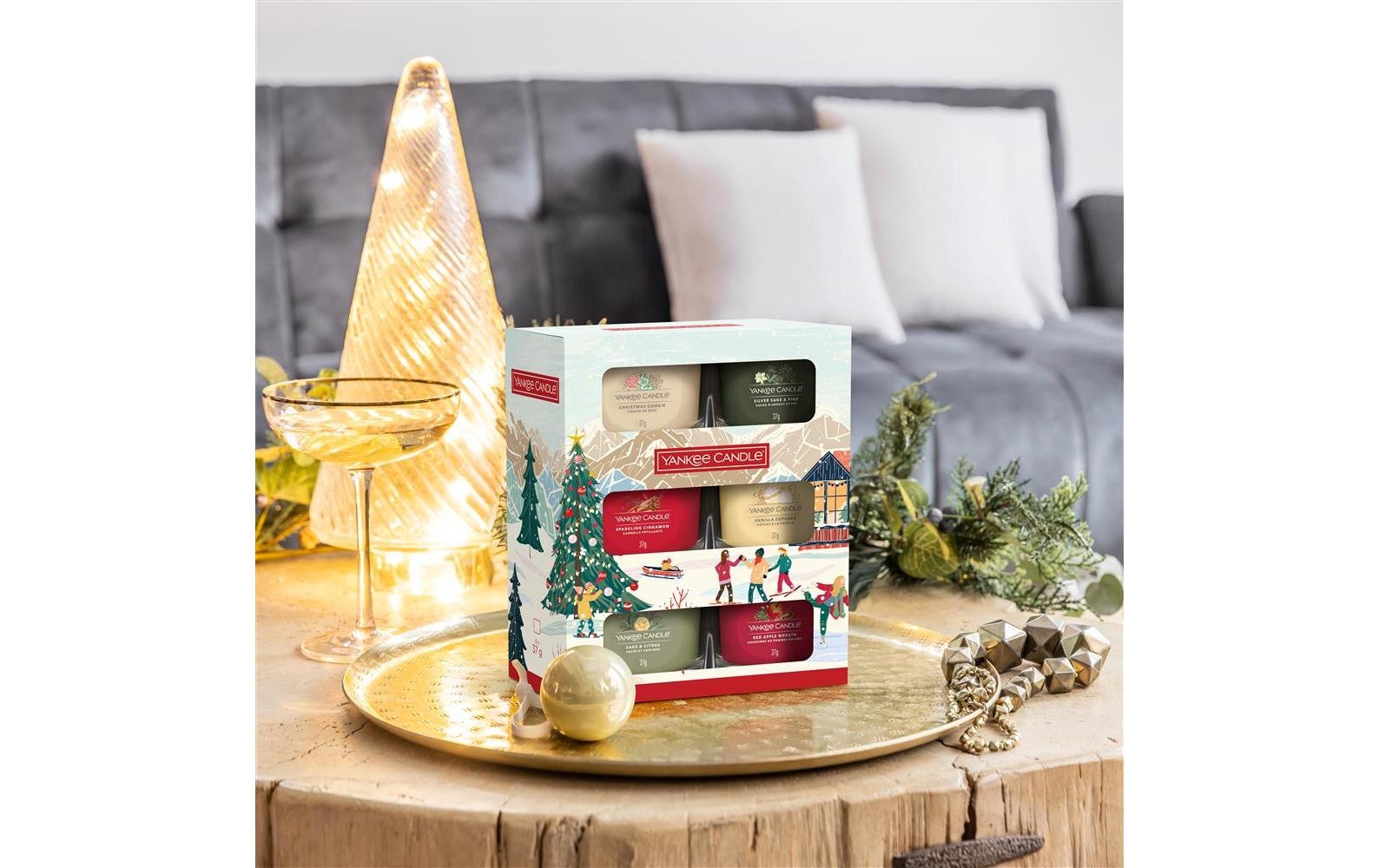 Yankee Candle Bougie parfumée »Set, Après Ski 6 x 37 g«