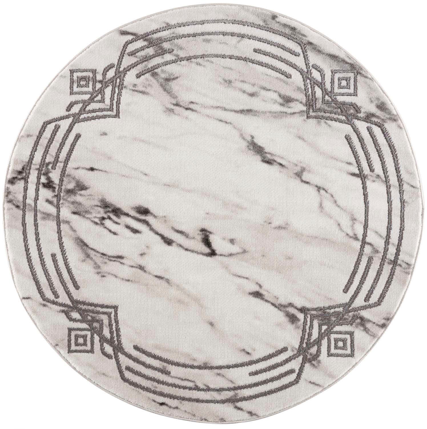 Image of Carpet City Teppich »Noa 9297«, rund, 11 mm Höhe, Kurzflor, Modern, Weicher For, Pflegeleicht, ideal für Wohnzimmer & Schlafzimmer bei Ackermann Versand Schweiz