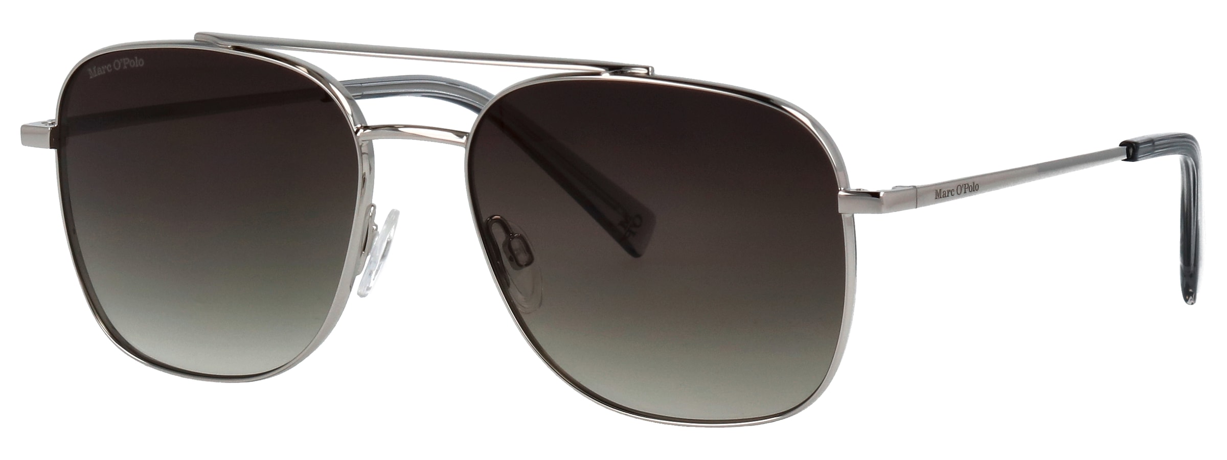 Image of Marc OPolo Sonnenbrille "Modell 505126" Form Pilot, Logoschriftzug auf Bügel, Metallfassung
