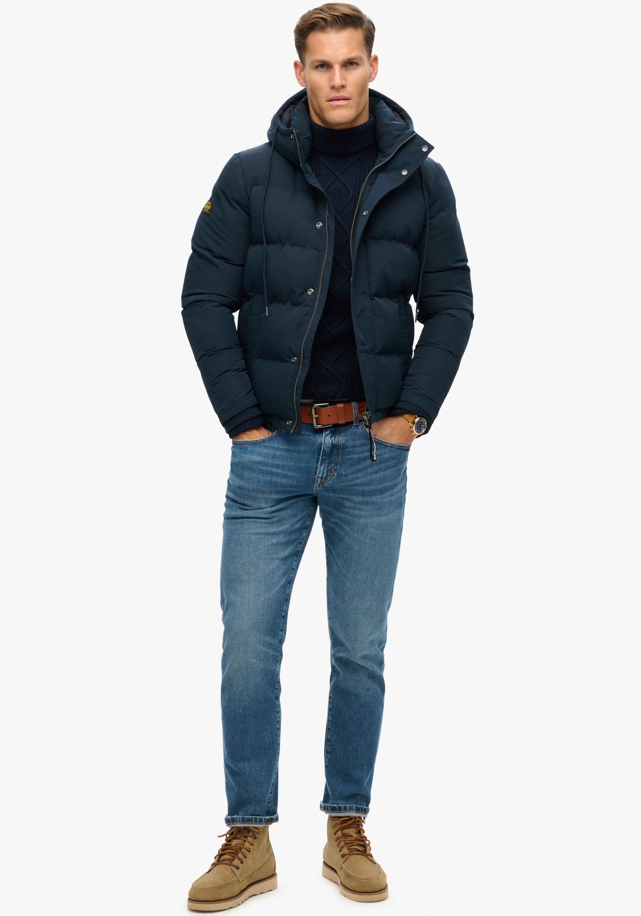 Superdry Steppjacke »Everest Hooded Puffer Jacket«, mit Kapuze