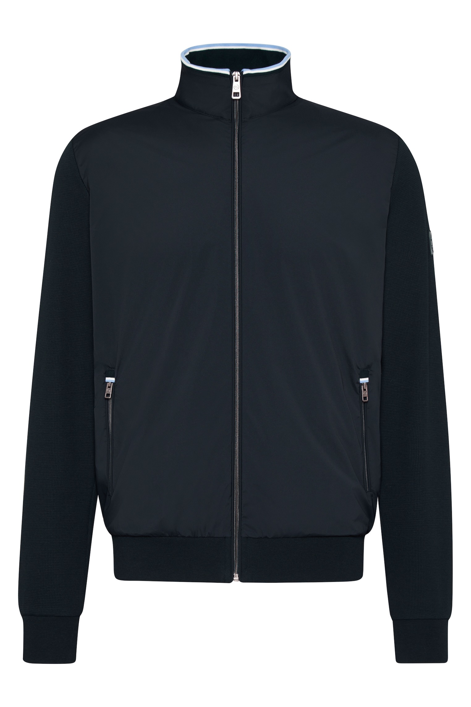 bugatti Sweatjacke, mit Reiskornstruktur