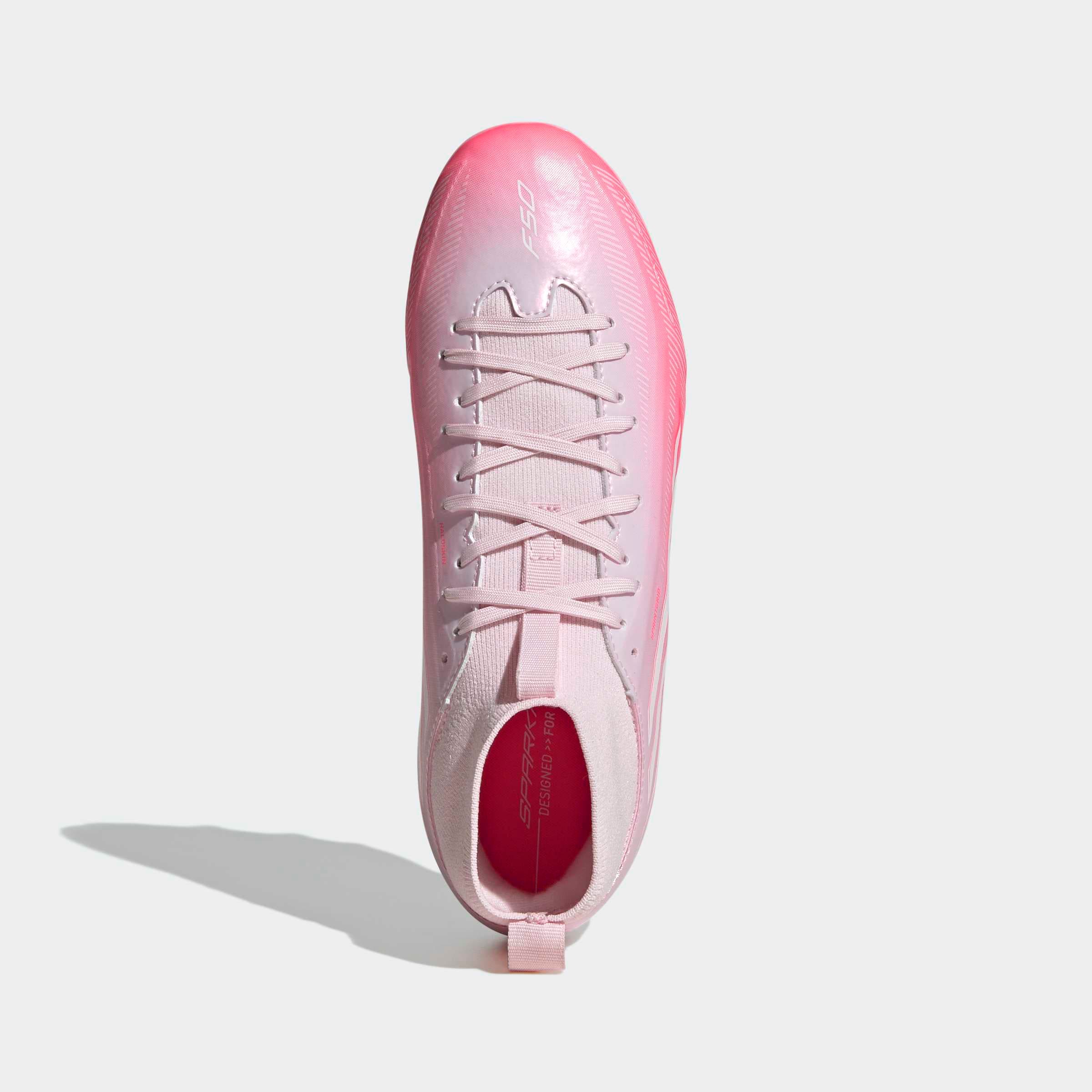 adidas Performance Chaussure de football »F50 SPARKFUSION LEAGUE KIDS , FESTE BÖDEN / KUNSTRASEN, HALBHOCH GESCH«  Convient pour terrains en gazon et gazon synthétique, pour adolescents & enfants