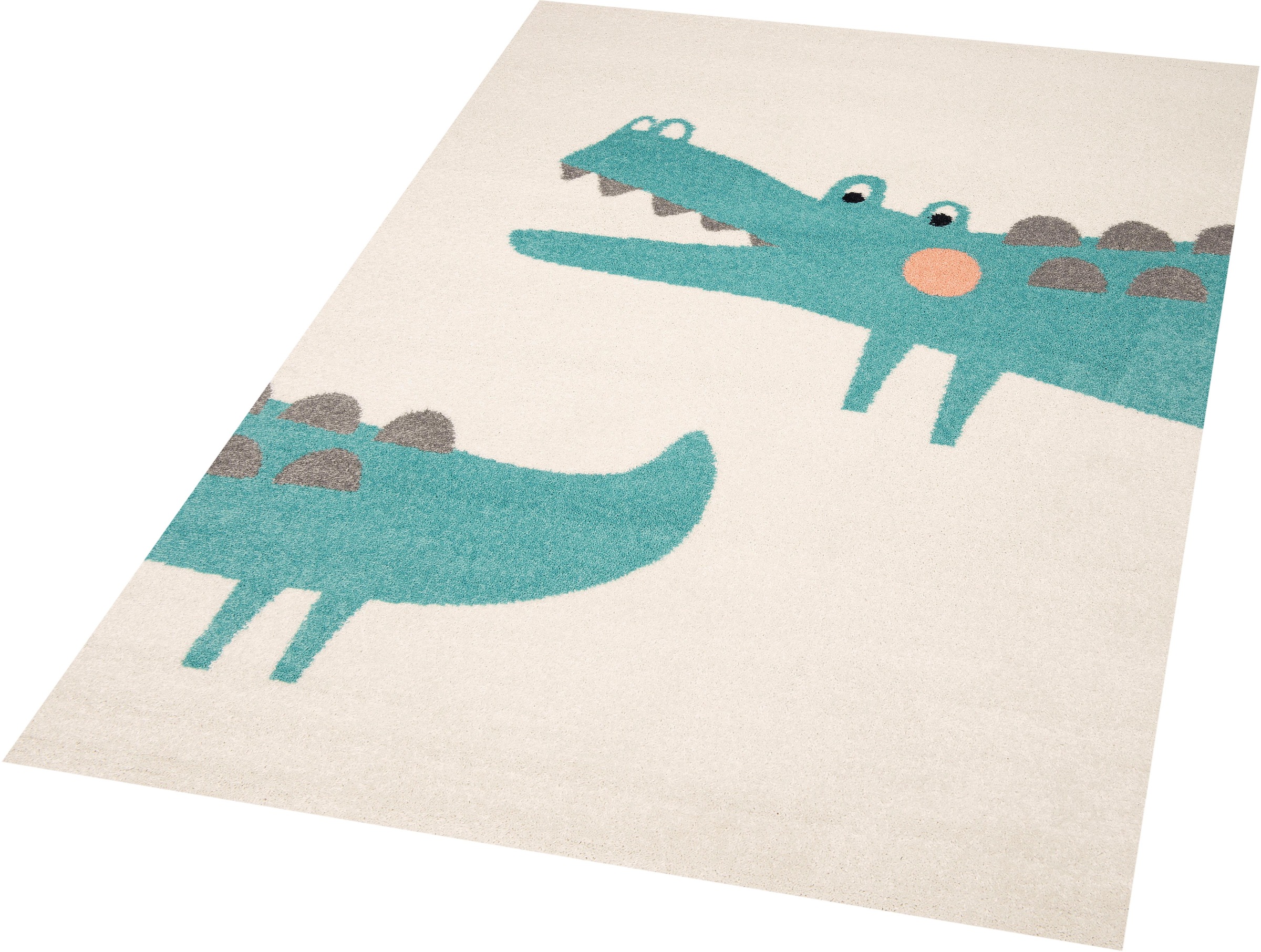 Image of Zala Living Kinderteppich »Crocodile Jim«, rechteckig, 9 mm Höhe, Spielunterlage, besonders weich durch Microfaser bei Ackermann Versand Schweiz