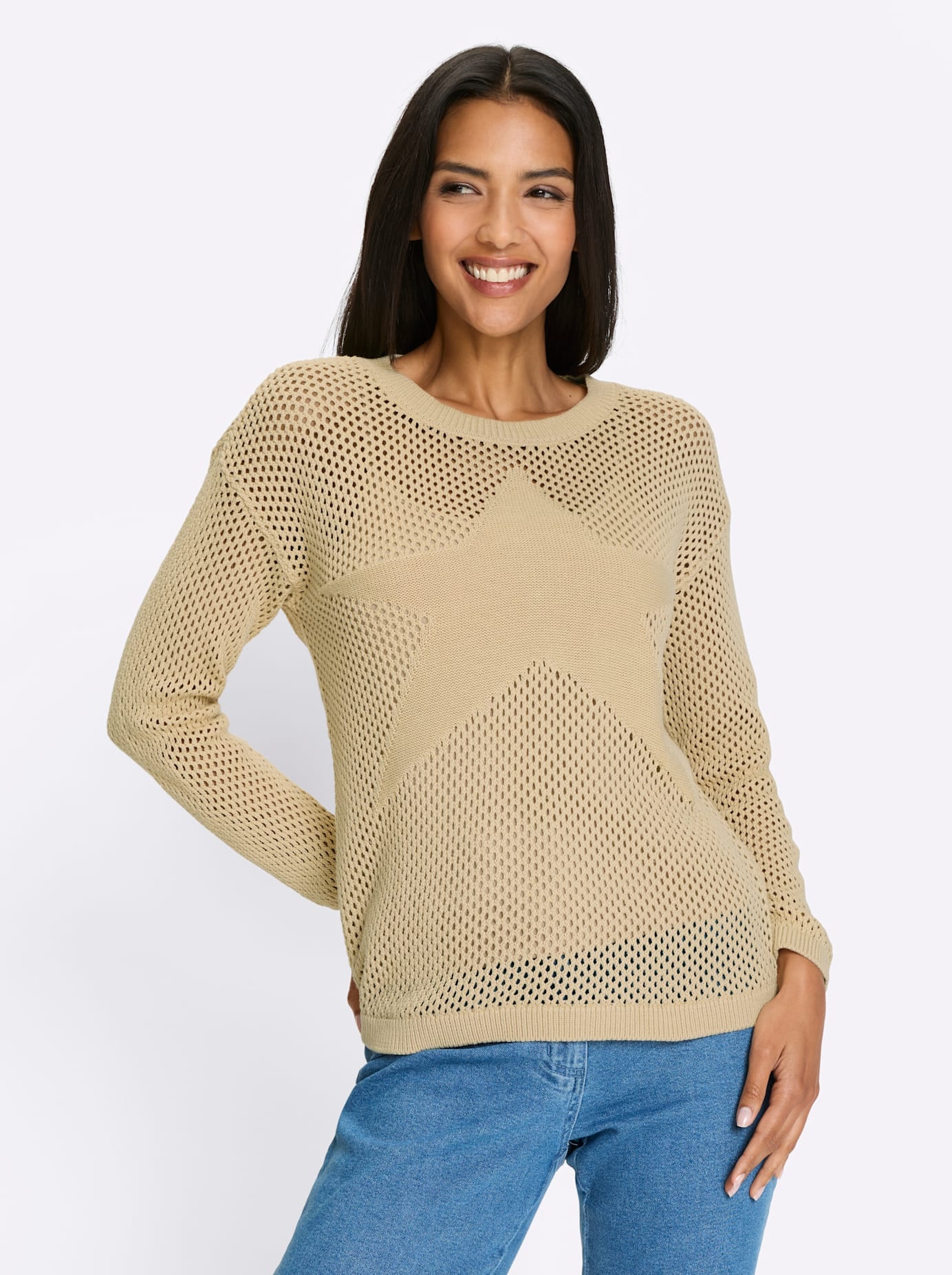 Classic Basics Pull ajouré »Ajour-Pullover«
