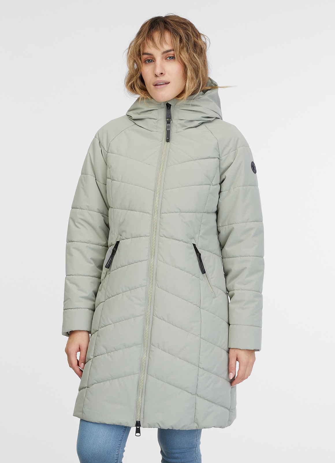 Ragwear Steppjacke »DIZZIE COAT«, mit Kapuze, wasserabweisender Steppmantel für den Übergang...